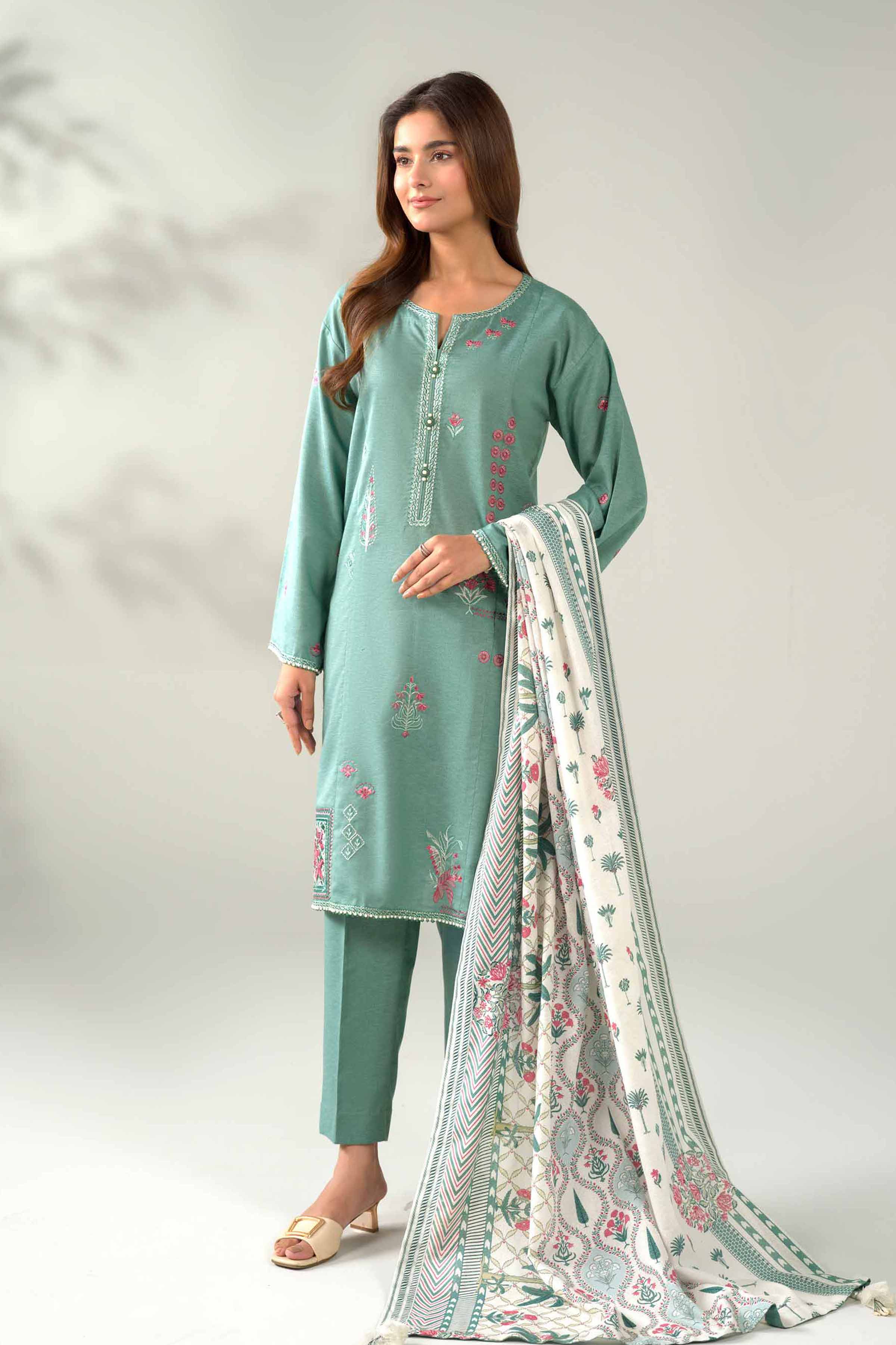Nishat Linen 3 Piece - Embroidered Suit - 42502954 Cozy Edit 2025