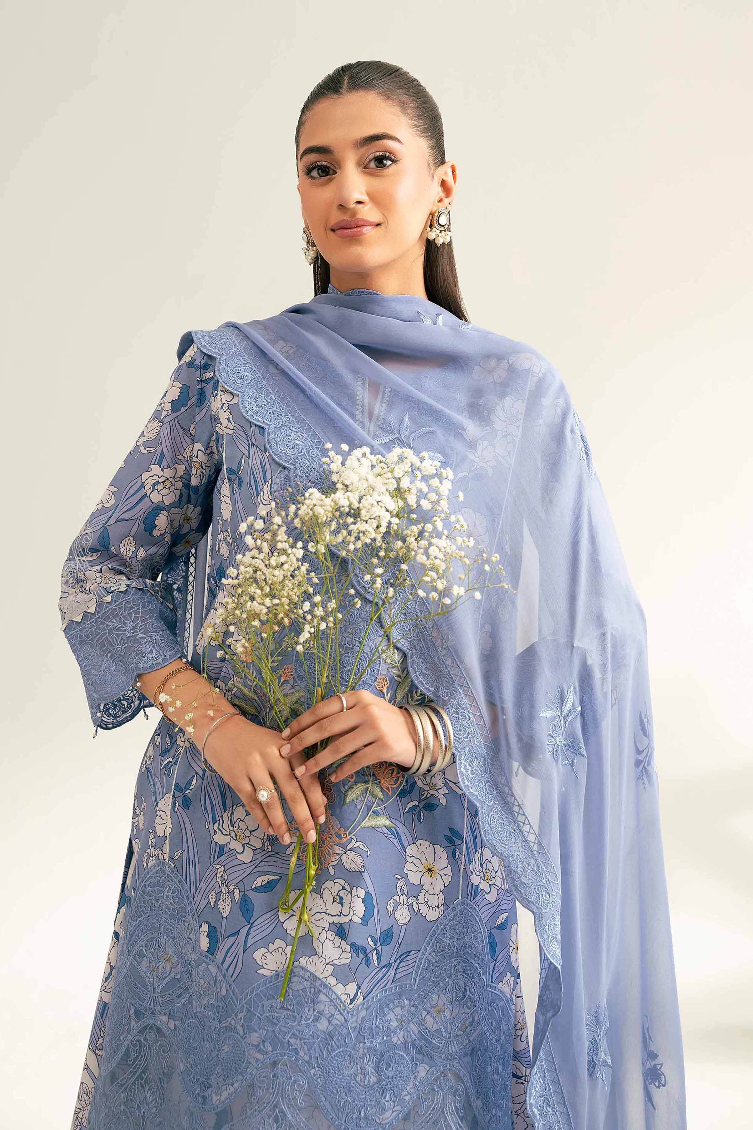 Nishat Linen 3 Piece - Embroidered Suit - 42519399 Embroidered Eid Lawn Collection 2025 - Image 2