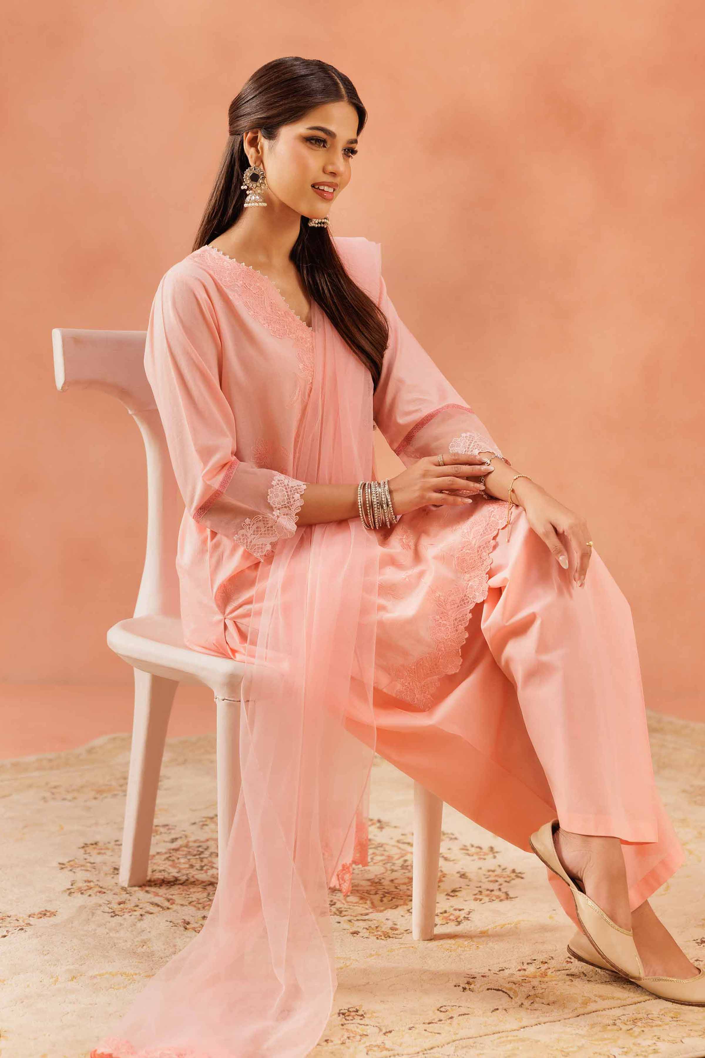 Nishat Linen 3 Piece - Embroidered Suit - KFE25-176 Eid Pret 2025 - Image 2
