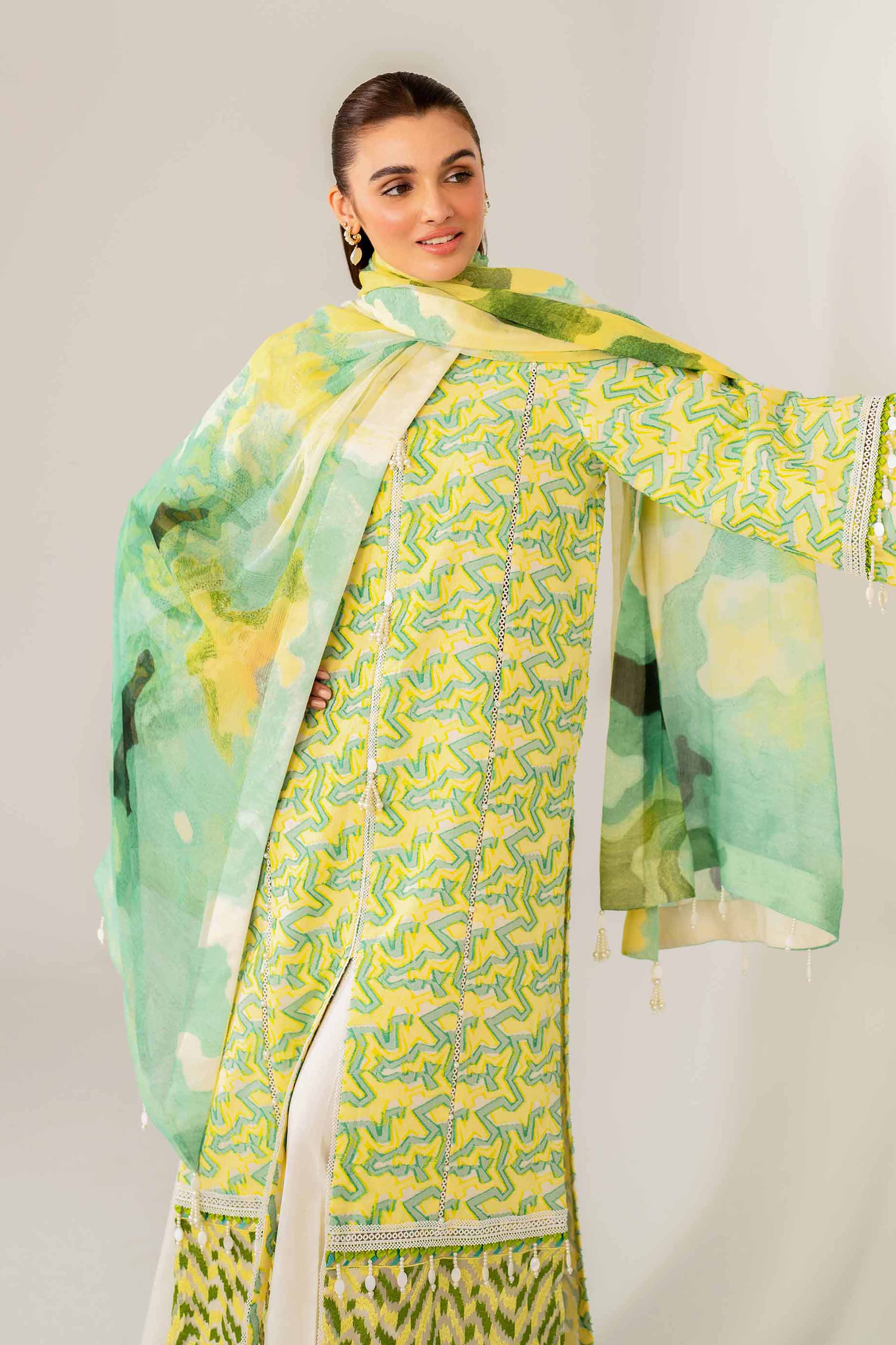 Nishat Linen 3 Piece - Jacquard Embroidered Suit - 42501092 Spring Summer Prints 2025