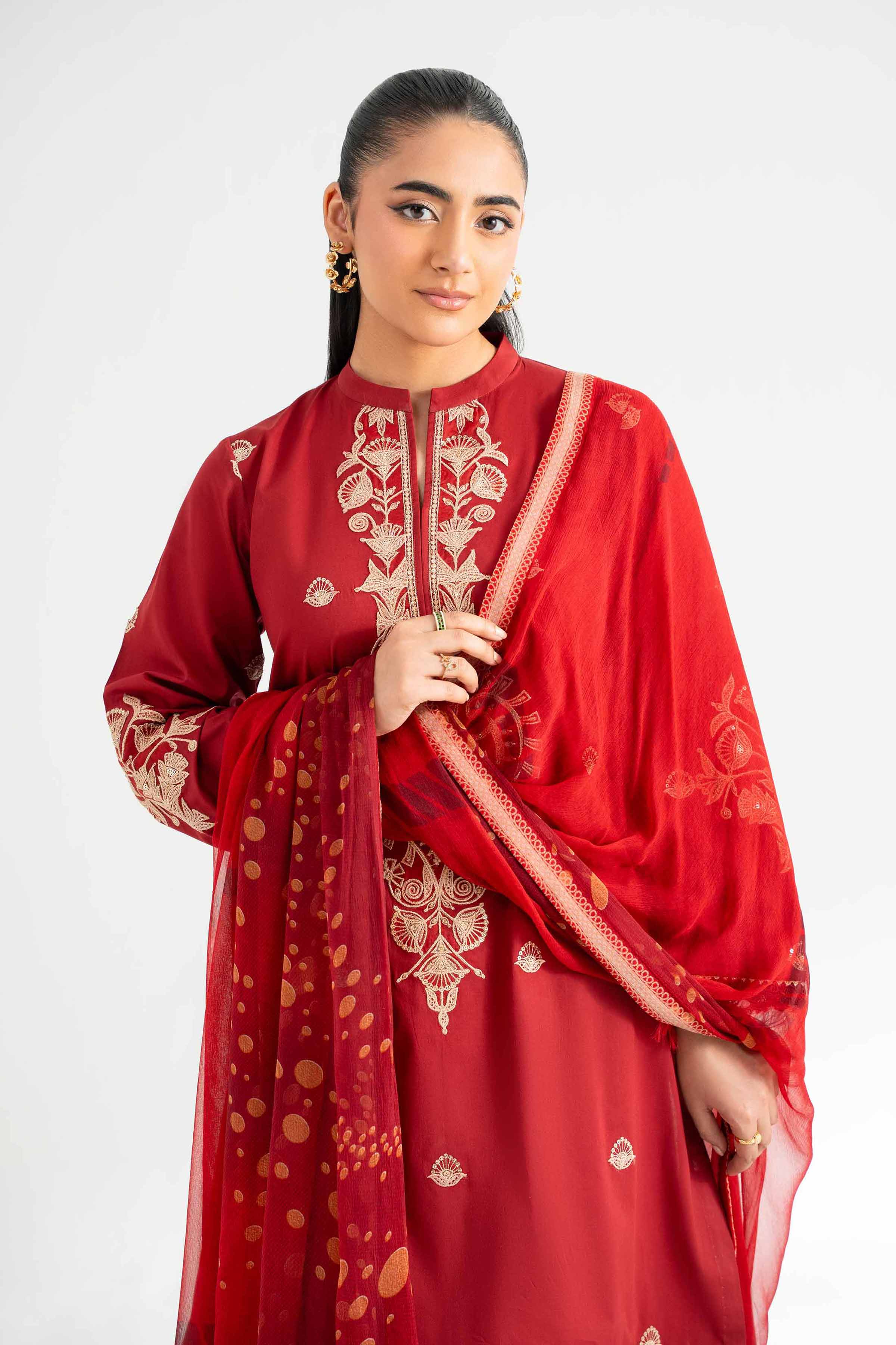 Nishat Linen 3 Piece - Jacquard Embroidered Suit - 42501819 Embroidered Eid Lawn Collection 2025 - Image 2