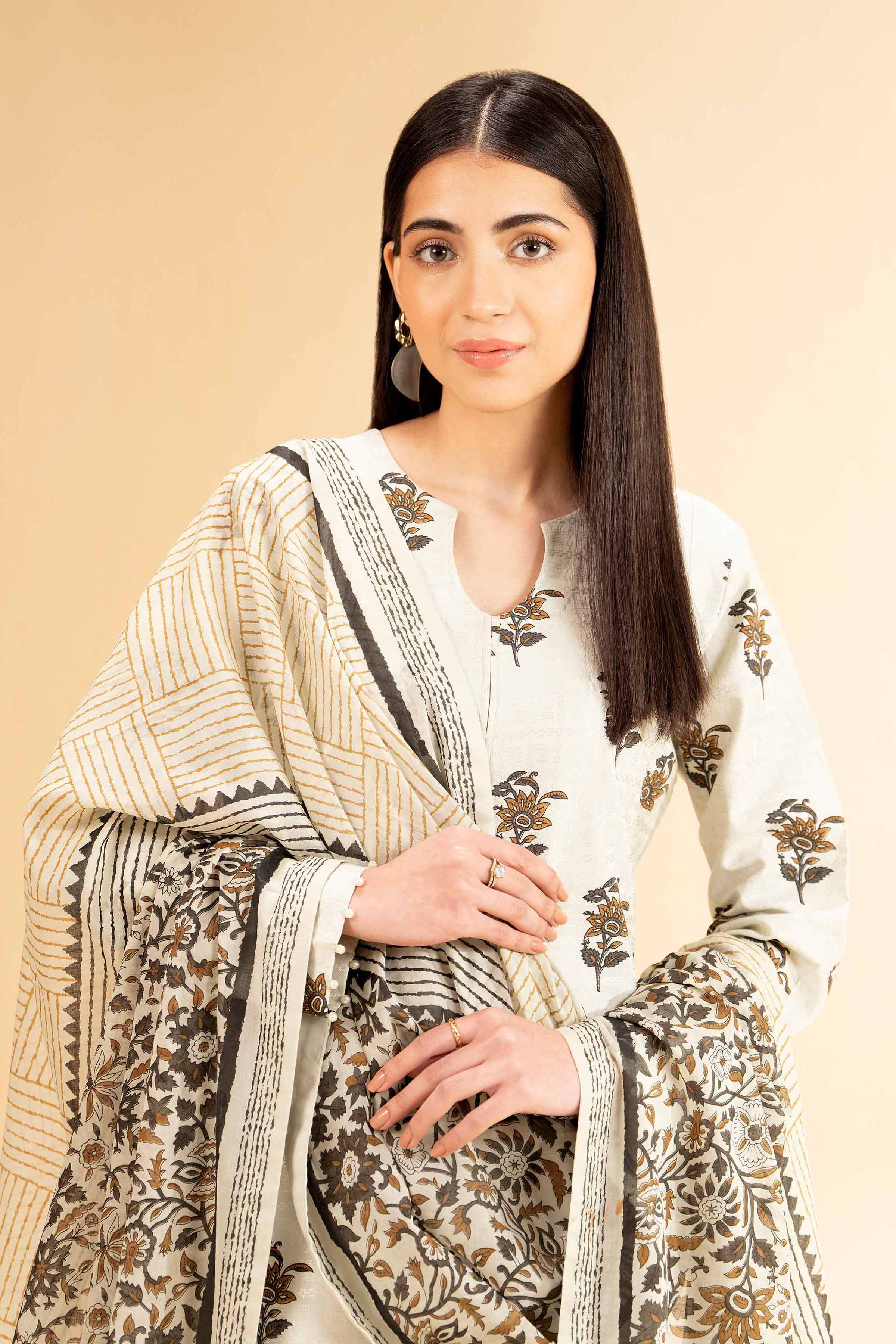 Nishat Linen 3 Piece - Paste Printed Loose Fabric - 42503016 Freedom To Buy 2025