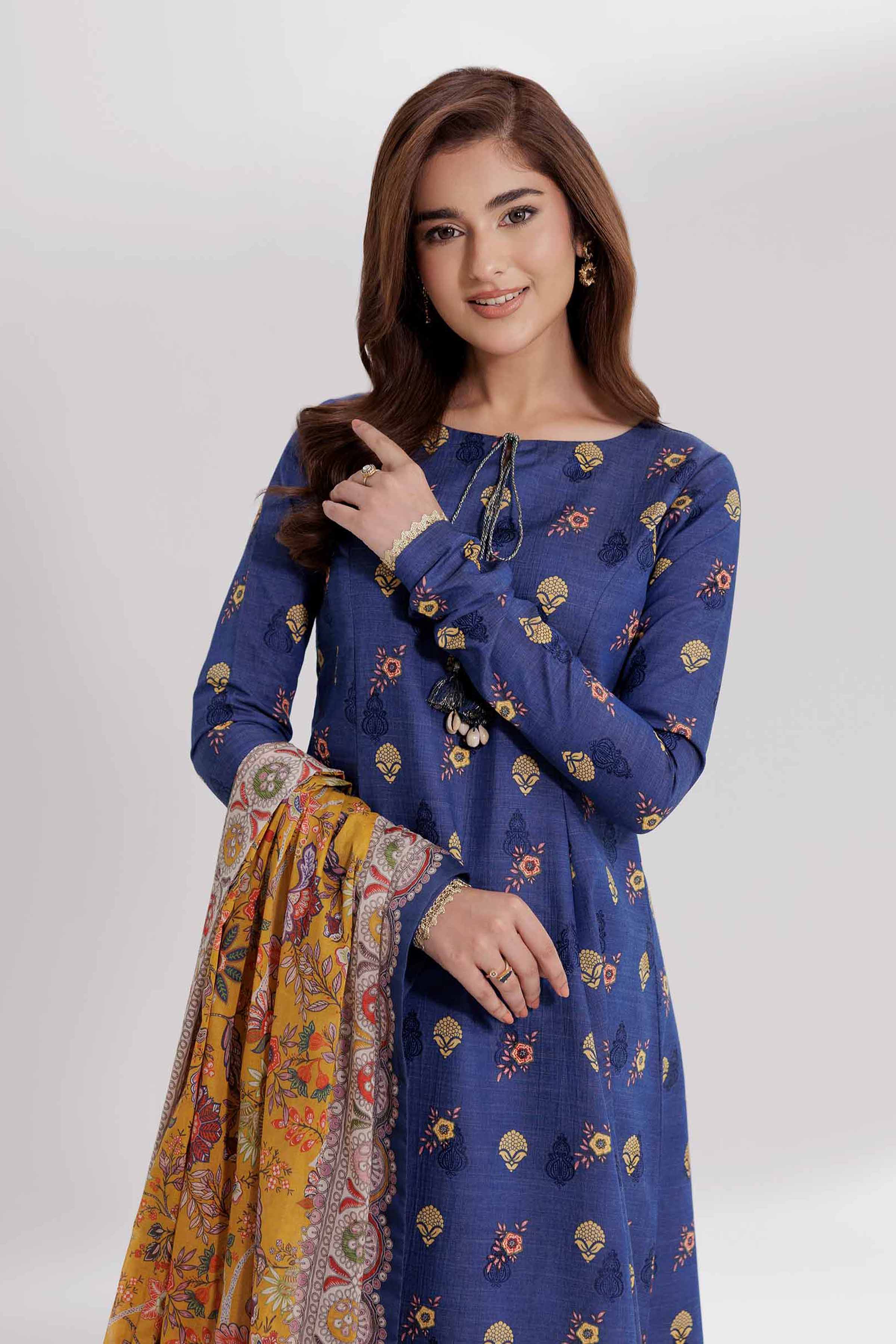 Nishat Linen 3 Piece - Paste Printed Loose Fabric - 42503403 Freedom To Buy Eid Edition 2025 - Image 2