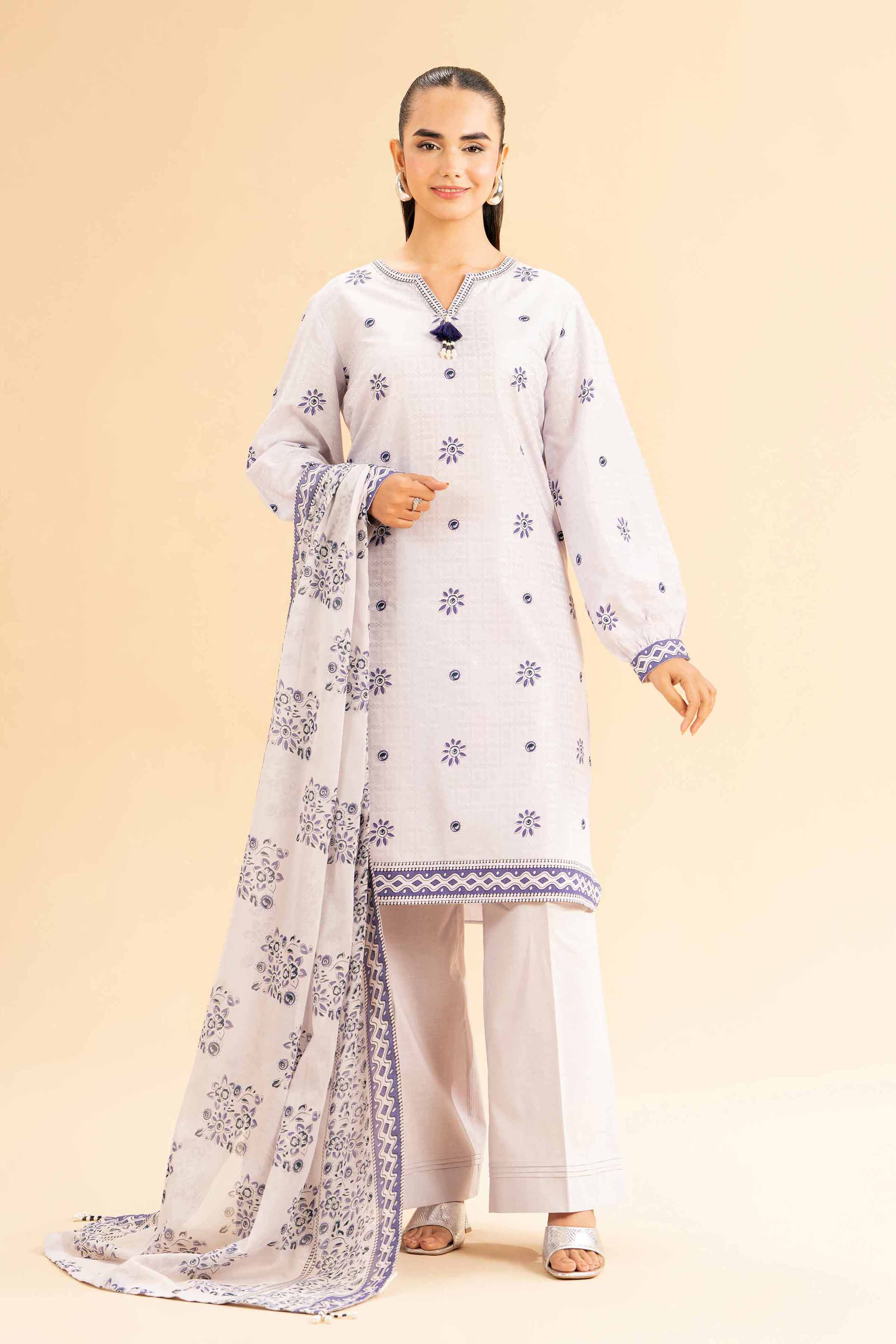 Nishat Linen 3 Piece - Paste Printed Loose Fabric - 42507130 Freedom To Buy 2025