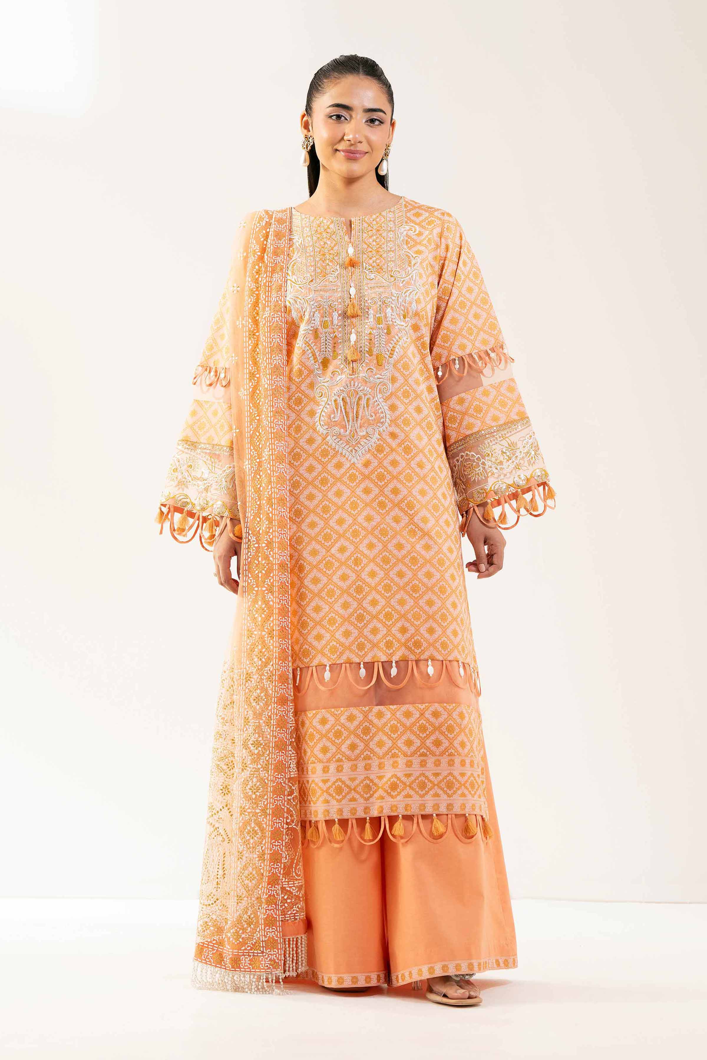 Nishat Linen 3 Piece - Paste Printed Suit - 42501856 Digital Printed Lawn Eid Edition 2025