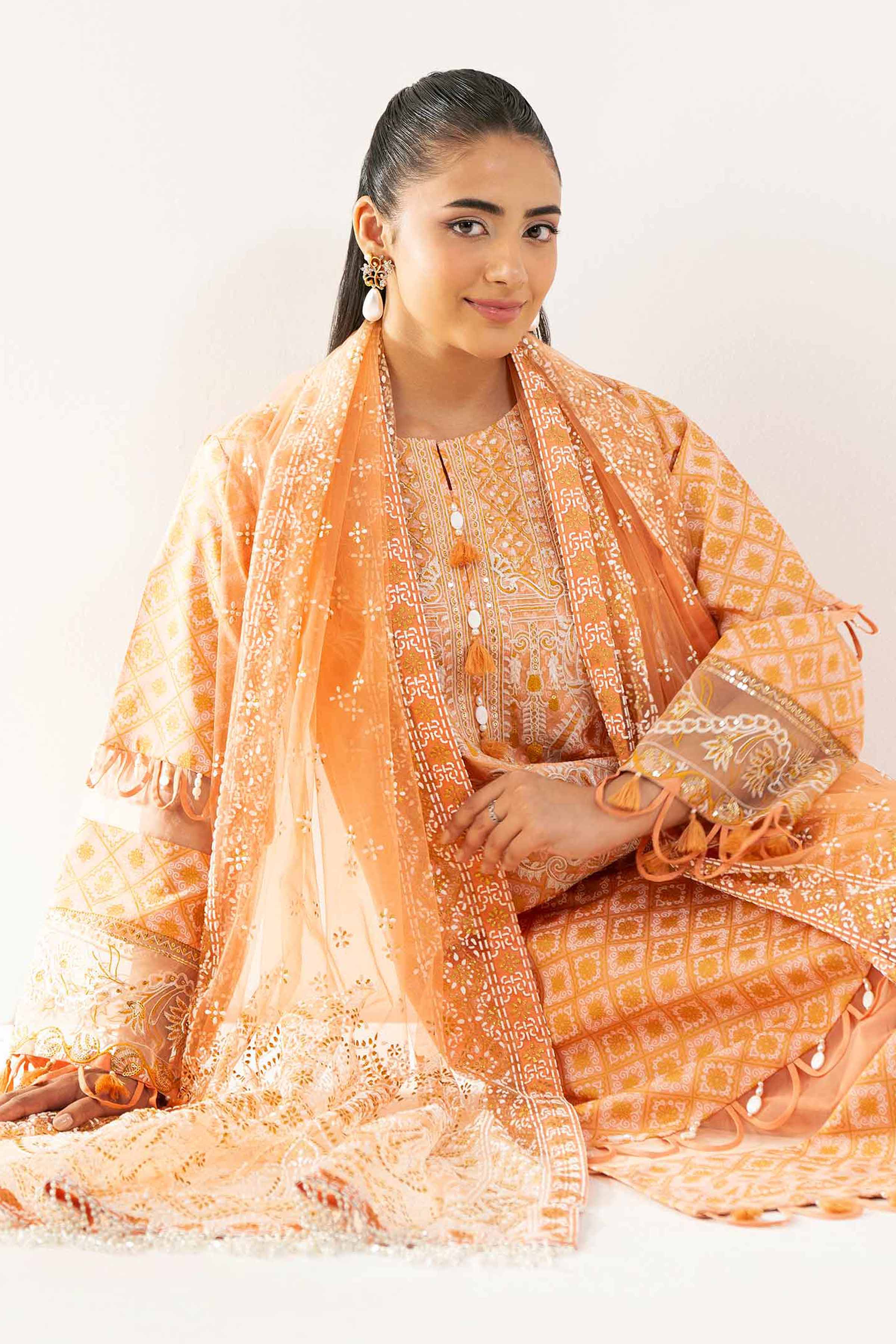 Nishat Linen 3 Piece - Paste Printed Suit - 42501856 Digital Printed Lawn Eid Edition 2025 - Image 2