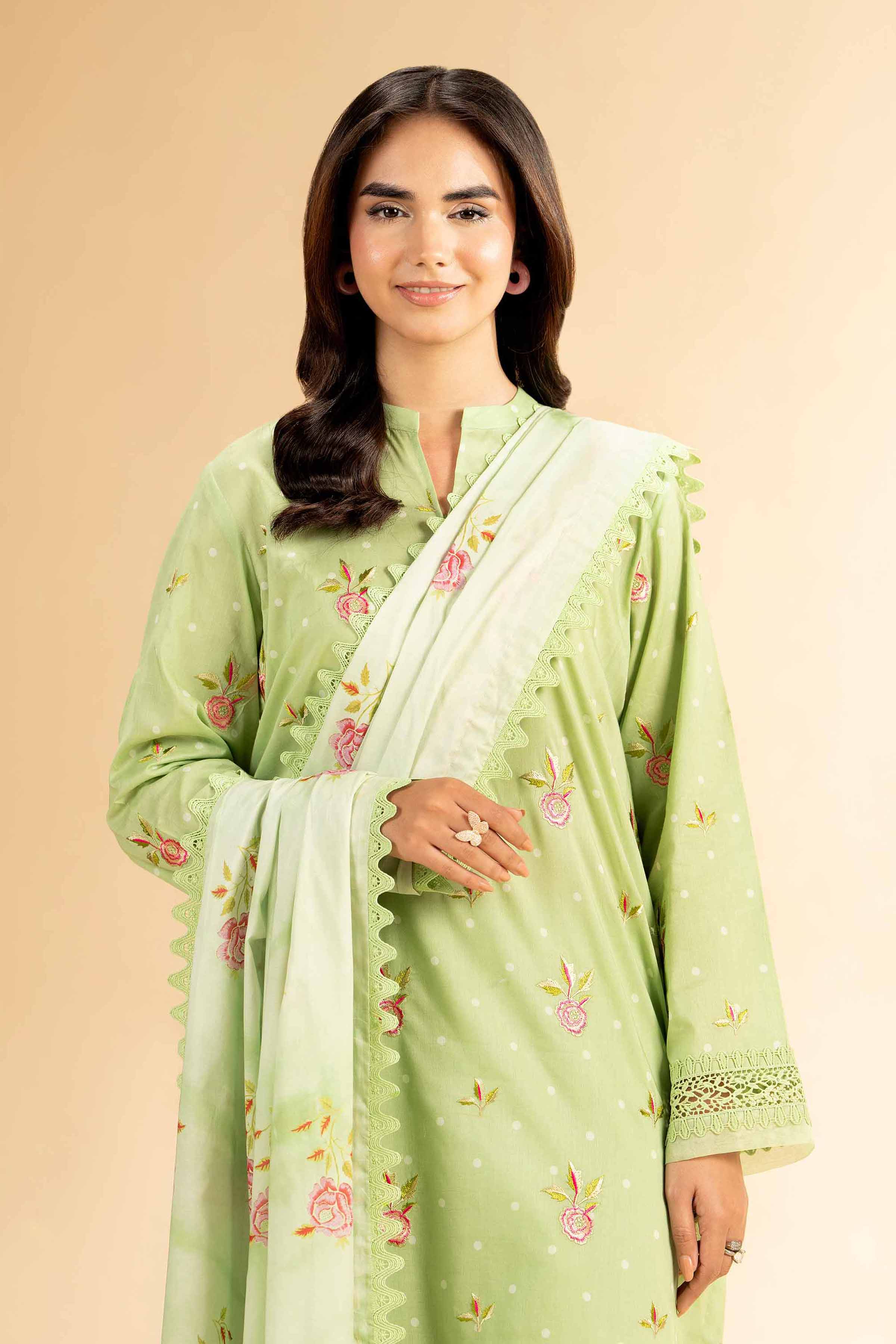 Nishat Linen 3 Piece - Printed Embroidered Suit - 42401819-1 Spring Summer Prints 2025