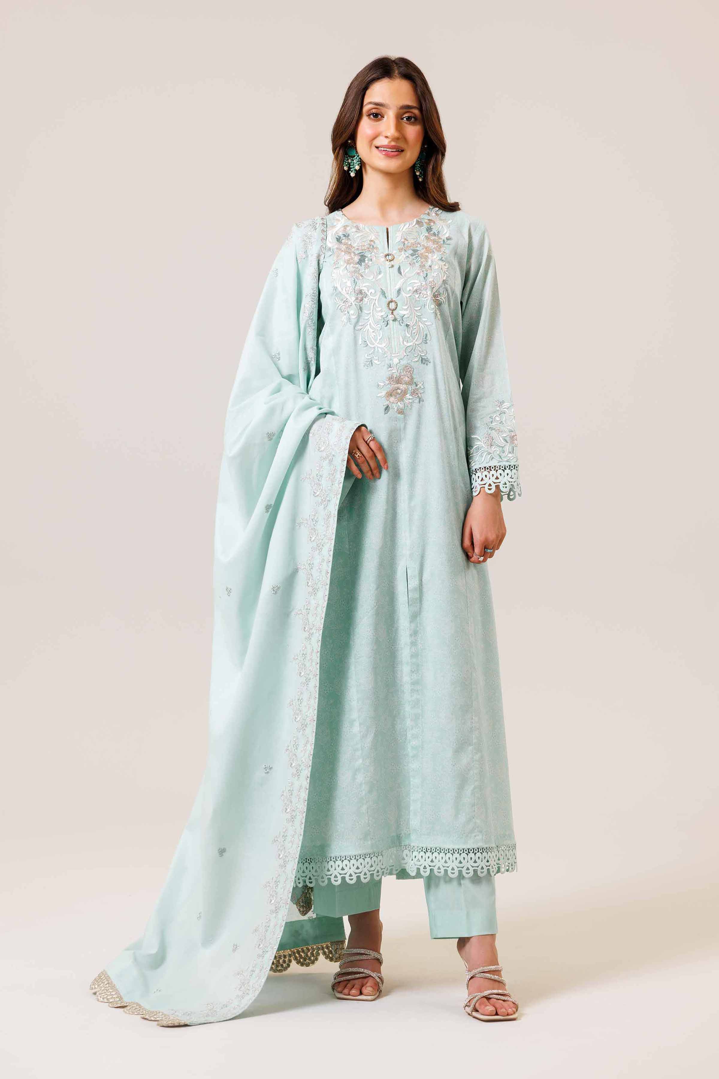 Nishat Linen 3 Piece - Printed Embroidered Suit - 42401988-1 Spring Summer Prints 2025