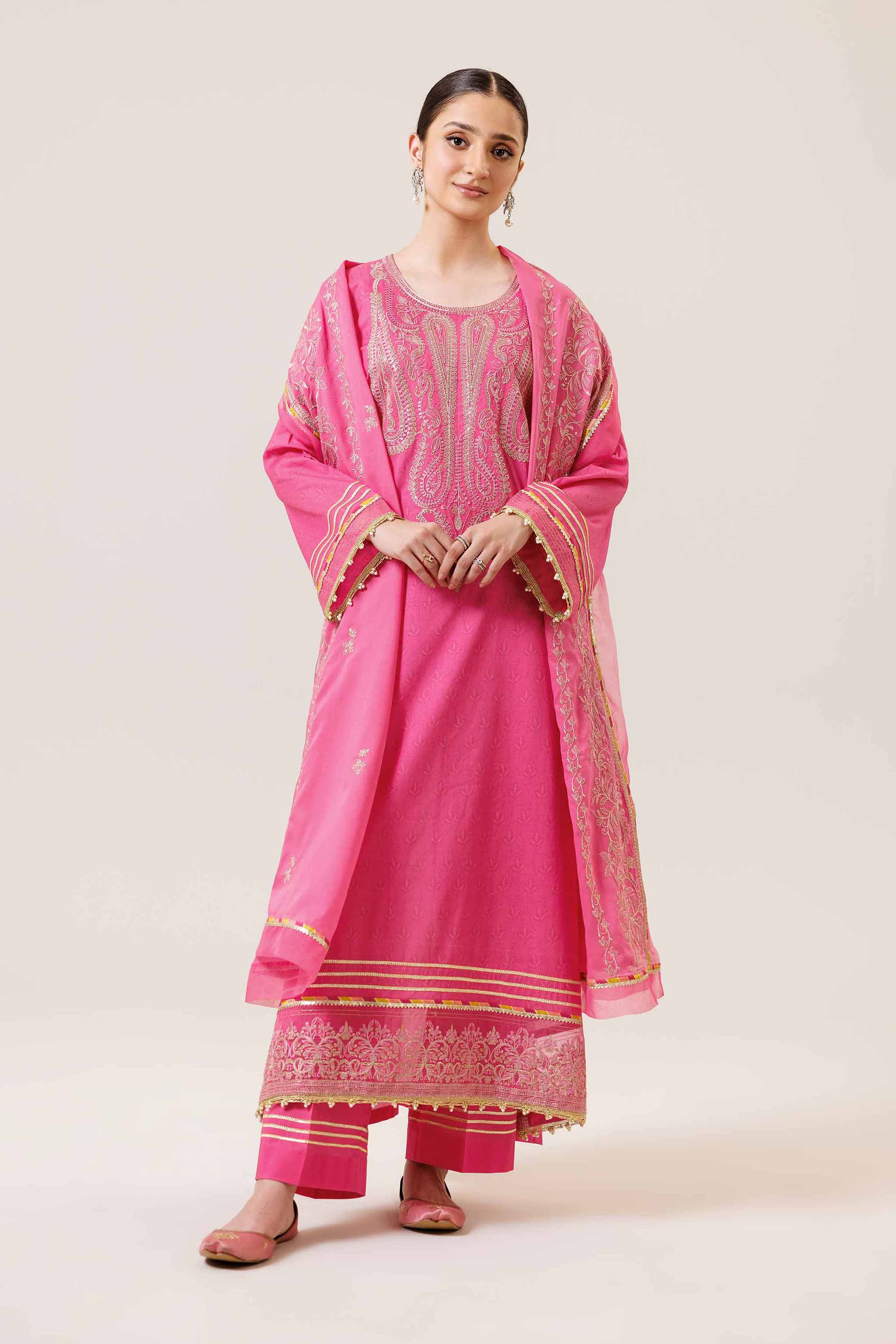 Nishat Linen 3 Piece - Printed Embroidered Suit - 42401993-1 Spring Summer Prints 2025