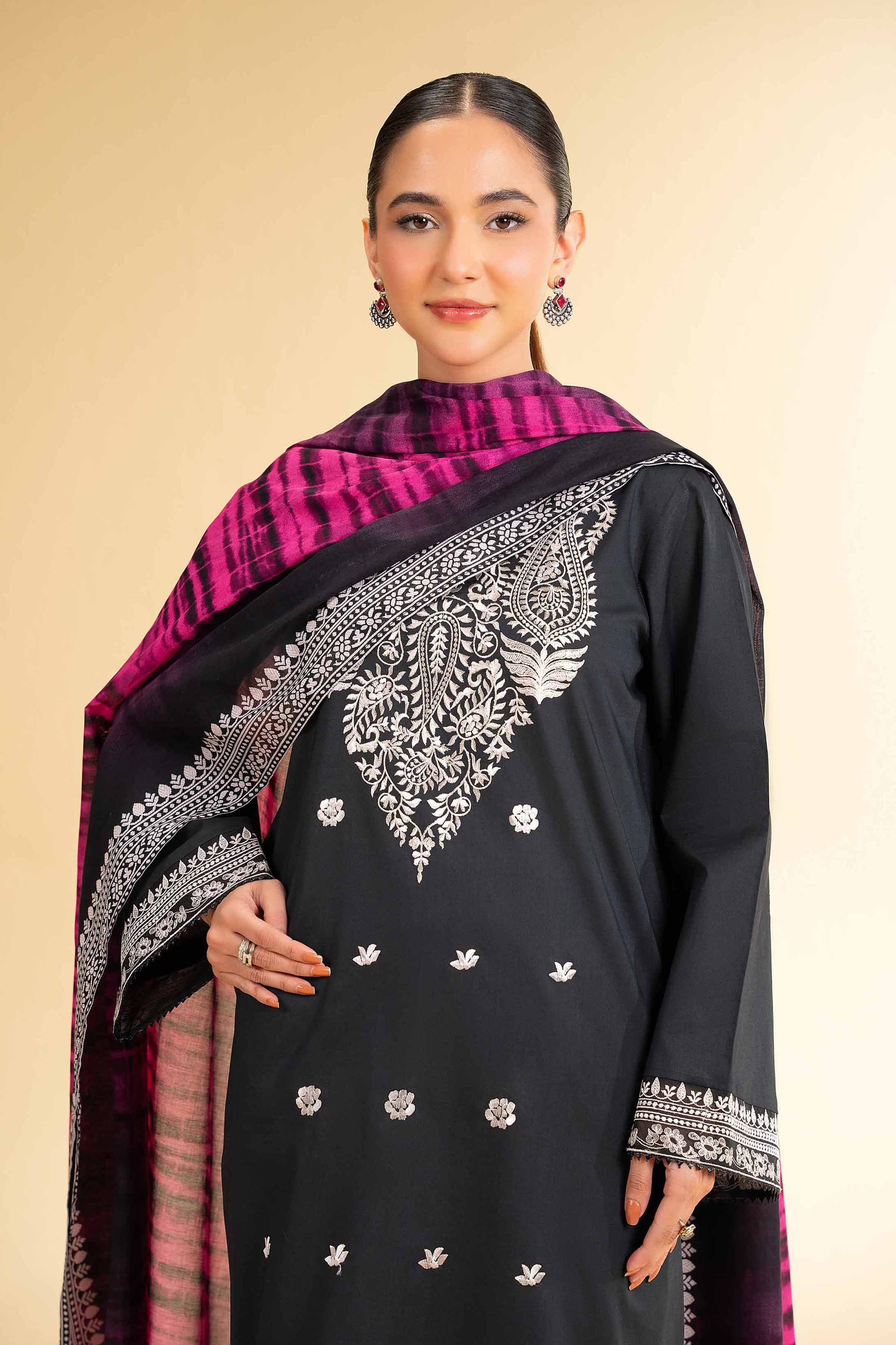 Nishat Linen 3 Piece - Printed Embroidered Suit - 42501654 Embroidered Eid Lawn Collection 2025 - Image 2