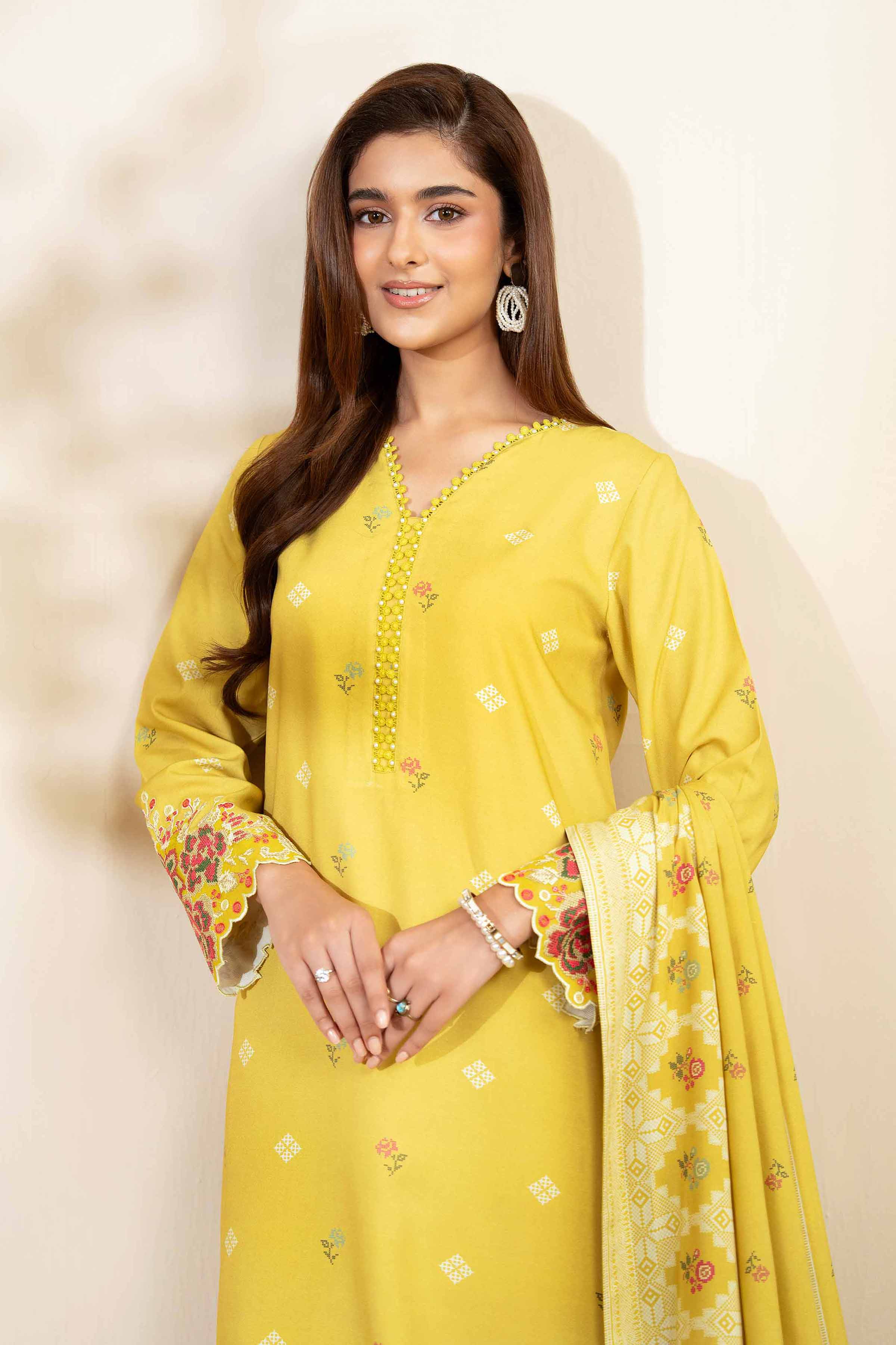 Nishat Linen 3 Piece - Printed Embroidered Suit - 42502820 Cozy Edit 2025 - Image 2