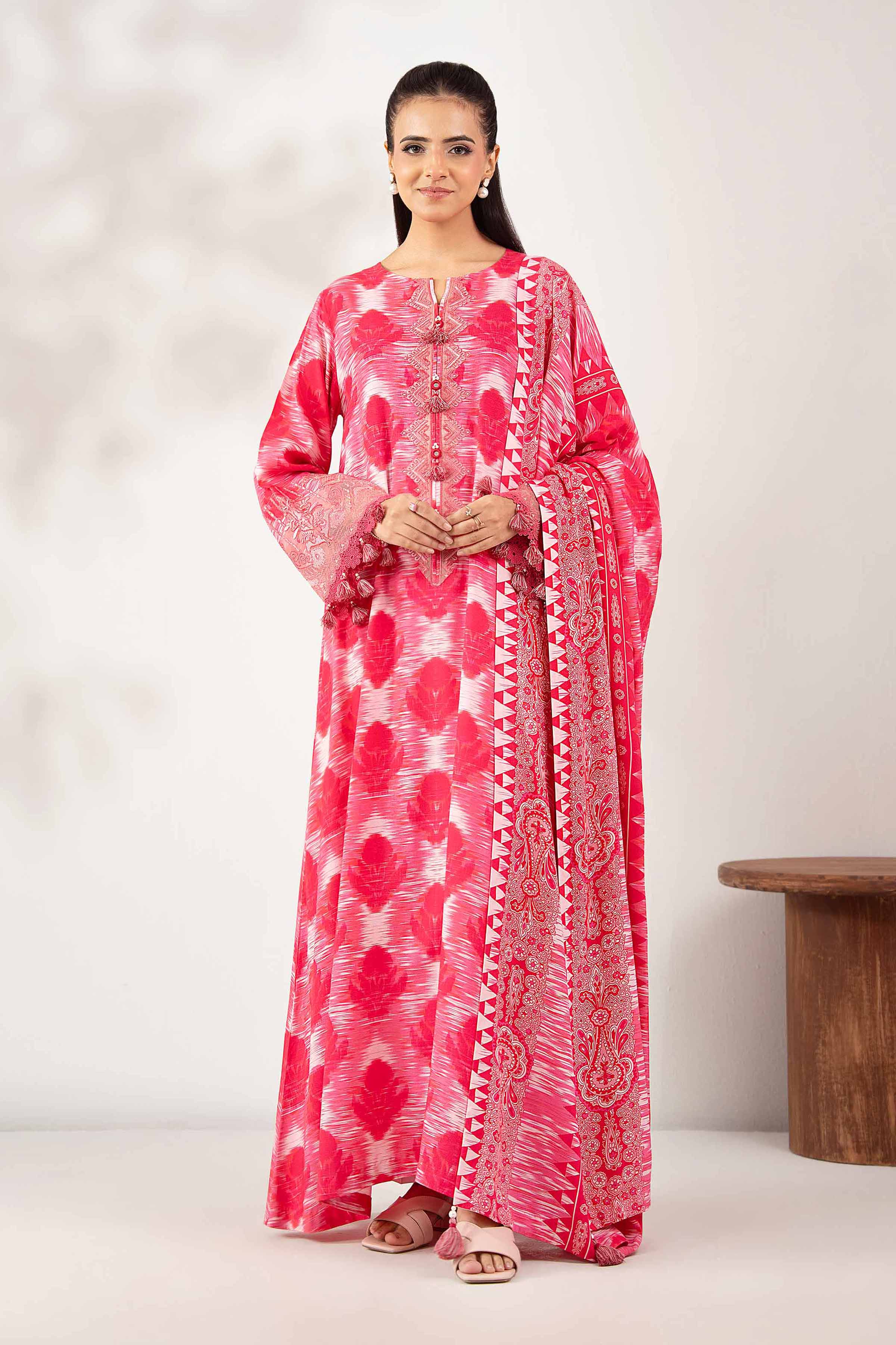 Nishat Linen 3 Piece - Printed Embroidered Suit - 42502824 Cozy Edit 2025