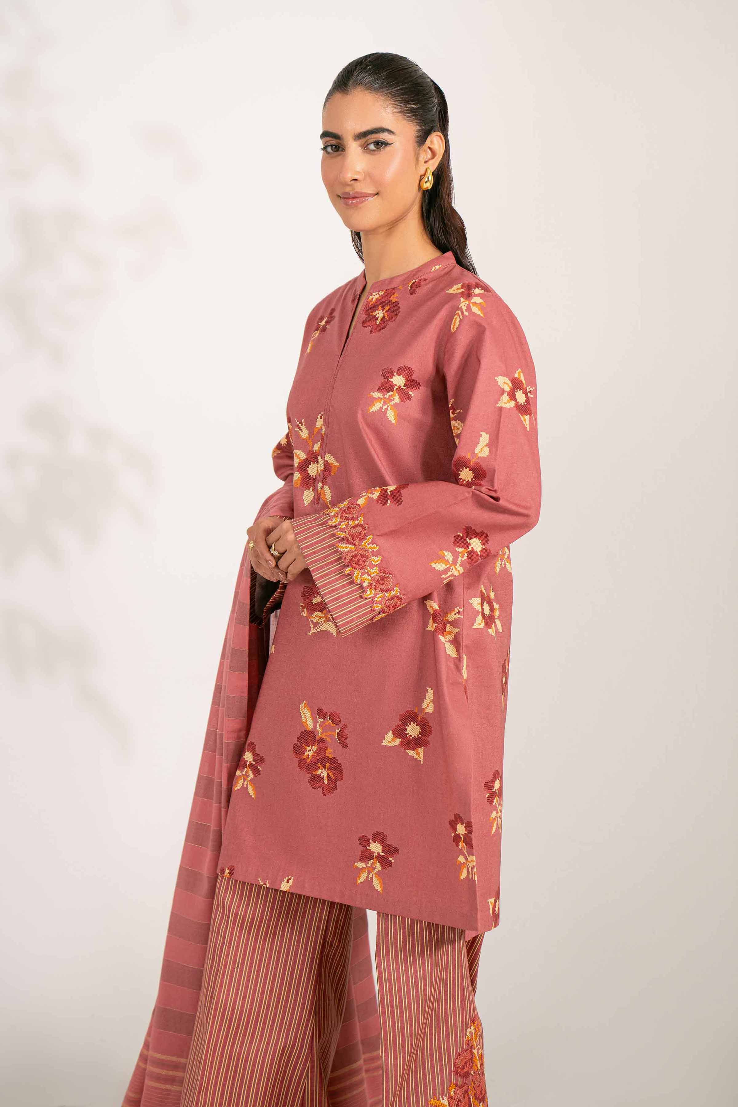 Nishat Linen 3 Piece - Printed Embroidered Suit - 42502844 Cozy Edit 2025