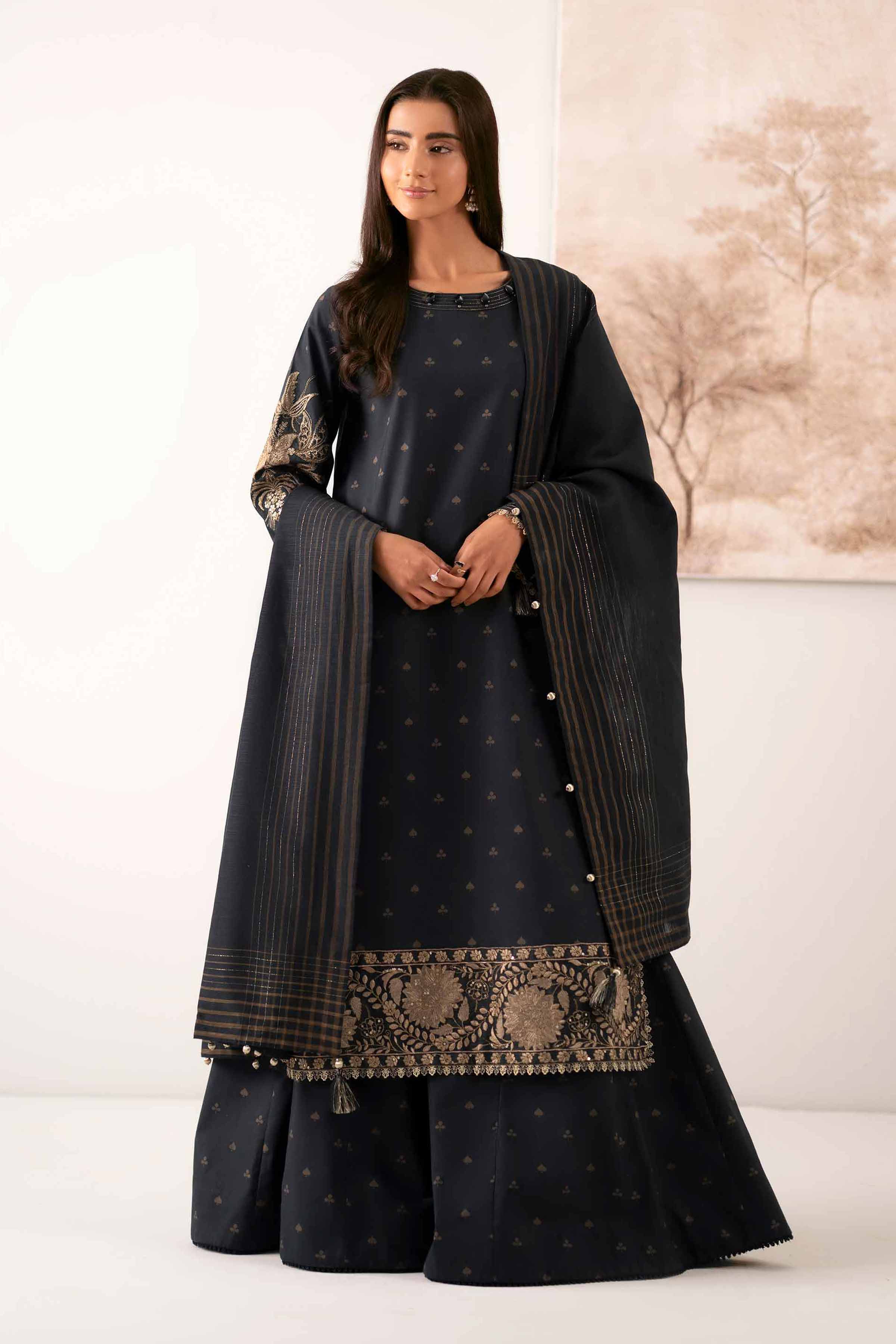 Nishat Linen 3 Piece - Printed Embroidered Suit - 42502848 Cozy Edit 2025