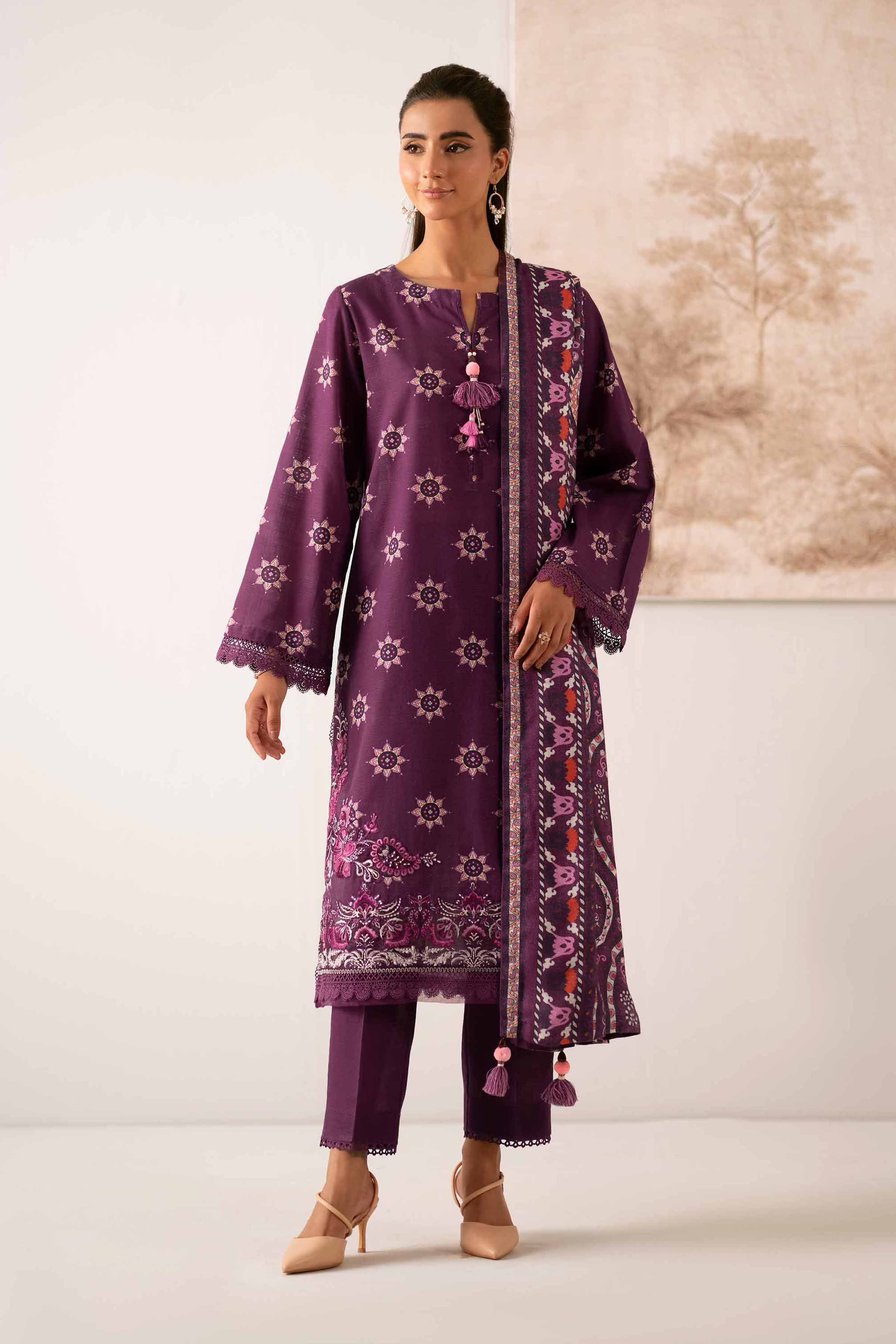 Nishat Linen 3 Piece - Printed Embroidered Suit - 42502877 Cozy Edit 2025