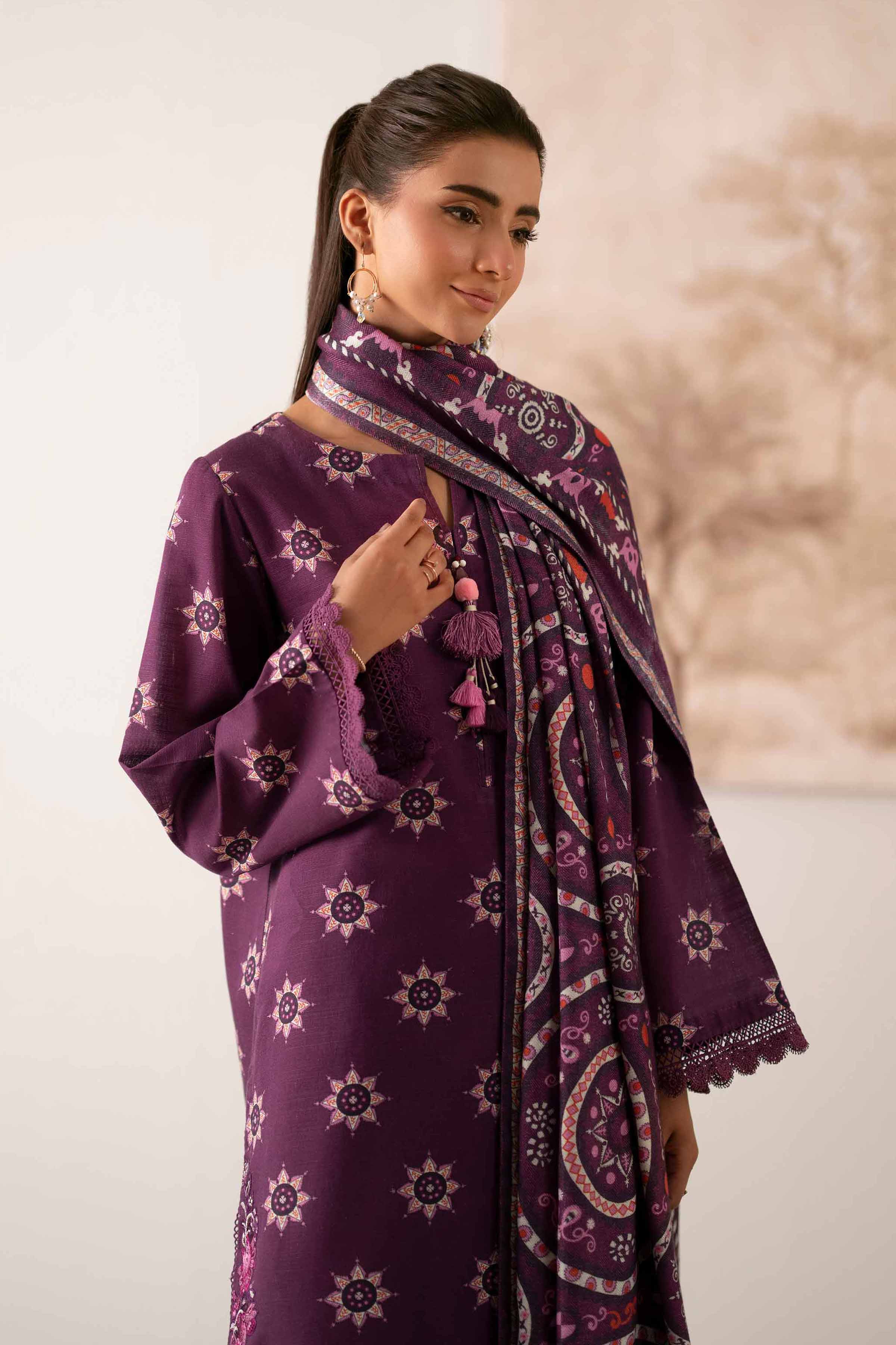 Nishat Linen 3 Piece - Printed Embroidered Suit - 42502877 Cozy Edit 2025 - Image 2