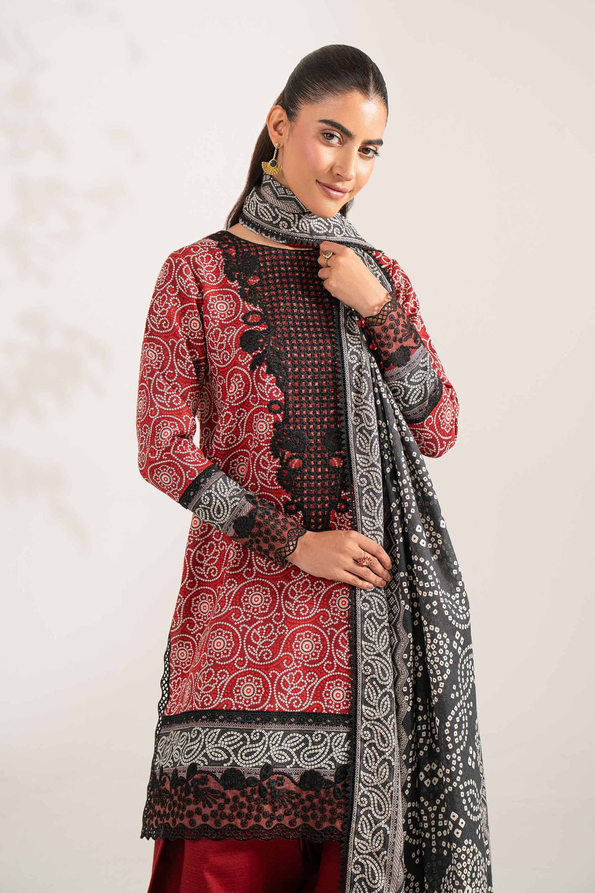 Nishat Linen 3 Piece - Printed Embroidered Suit - 42502936 Cozy Edit 2025