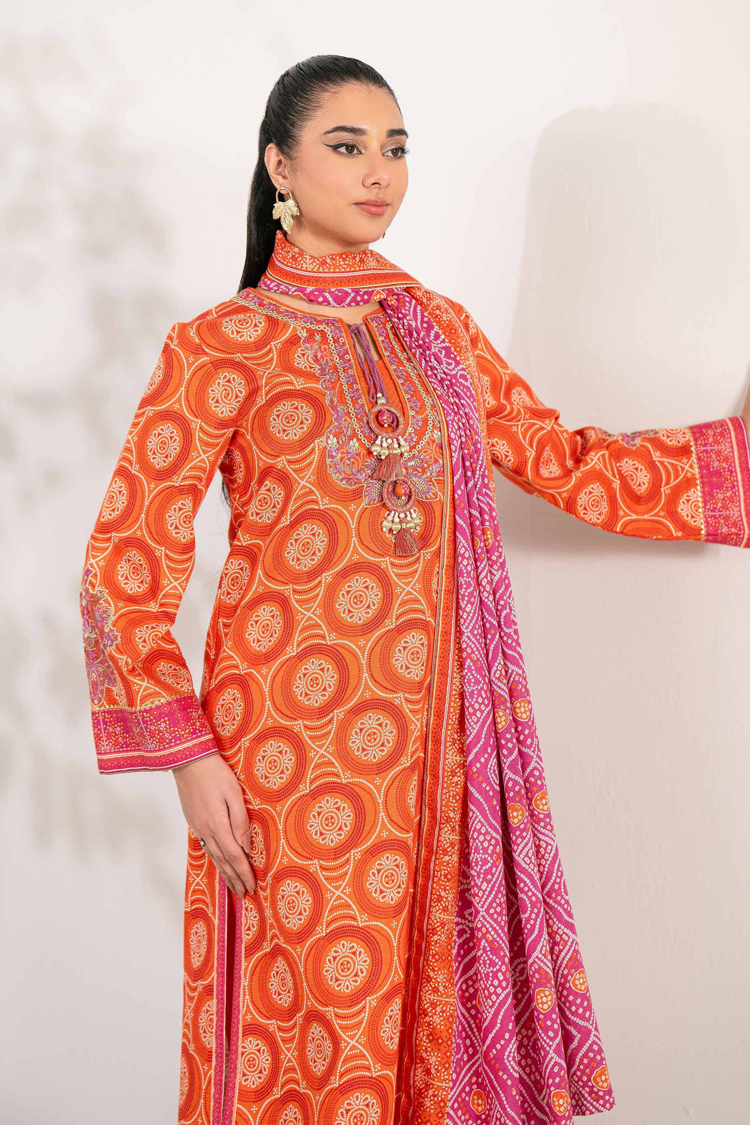 Nishat Linen 3 Piece - Printed Embroidered Suit - 42502938 Cozy Edit 2025