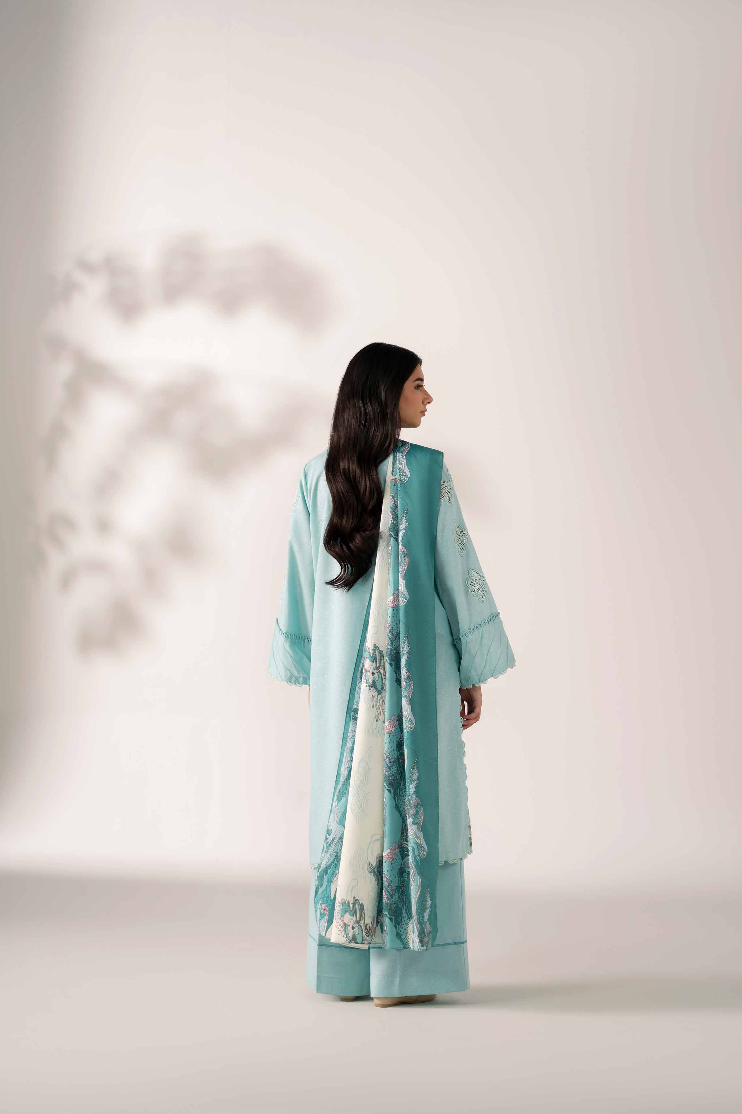 Nishat Linen 3 Piece - Printed Embroidered Suit - 42502955 Cozy Edit 2025 - Image 3