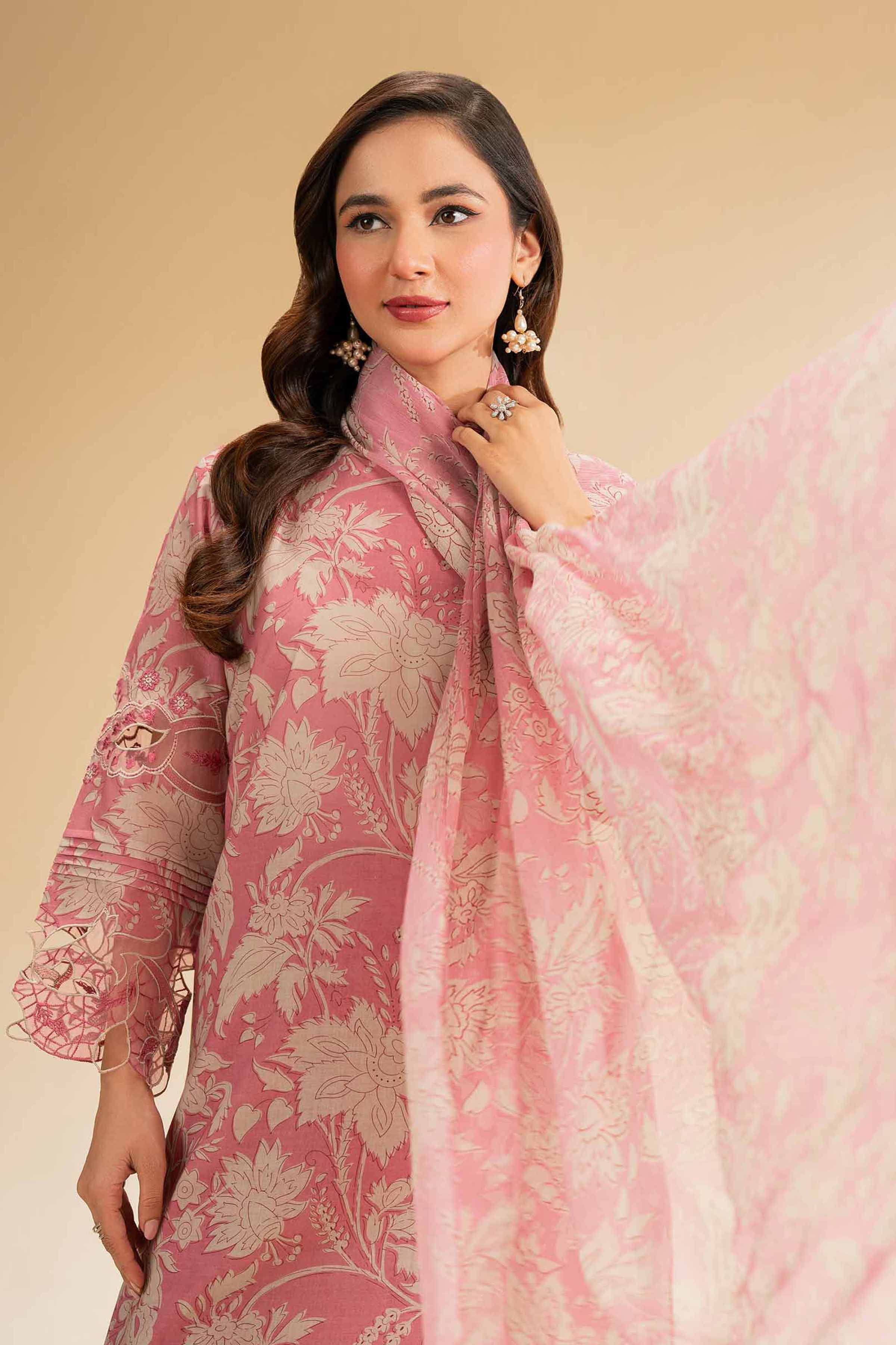 Nishat Linen 3 Piece - Printed Embroidered Suit - 42519395 Embroidered Eid Lawn Collection 0 - Image 2
