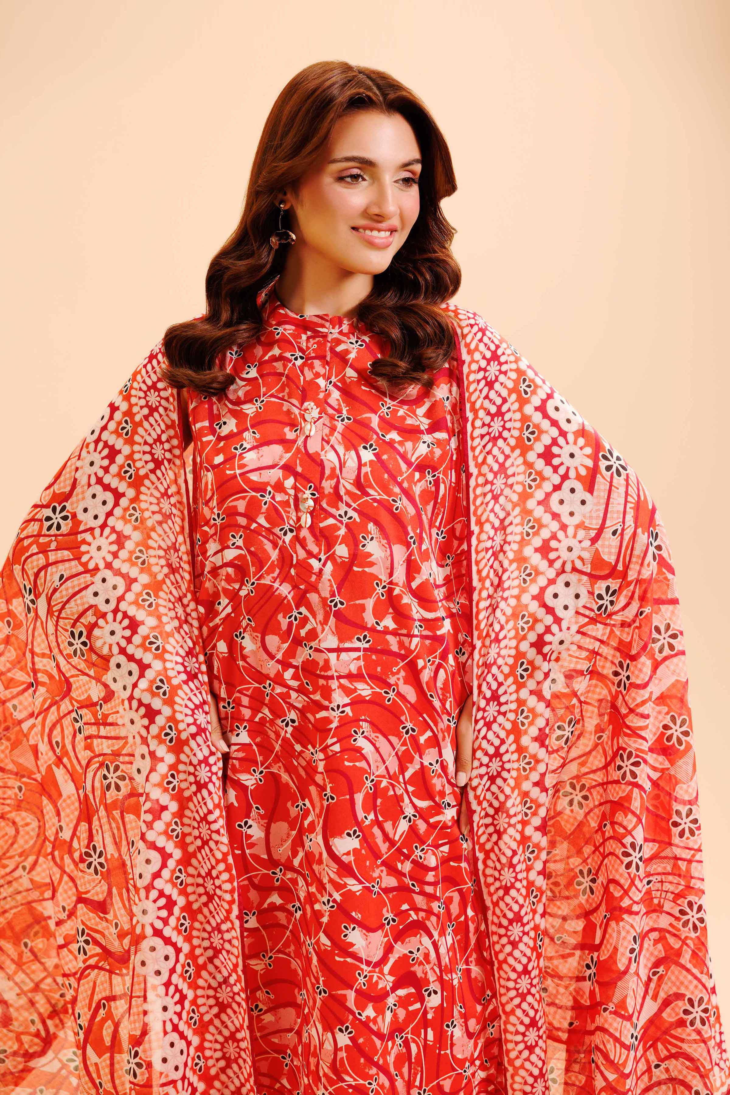 Nishat Linen 3 Piece - Printed Loose Fabric - 42503023 Freedom To Buy 2025