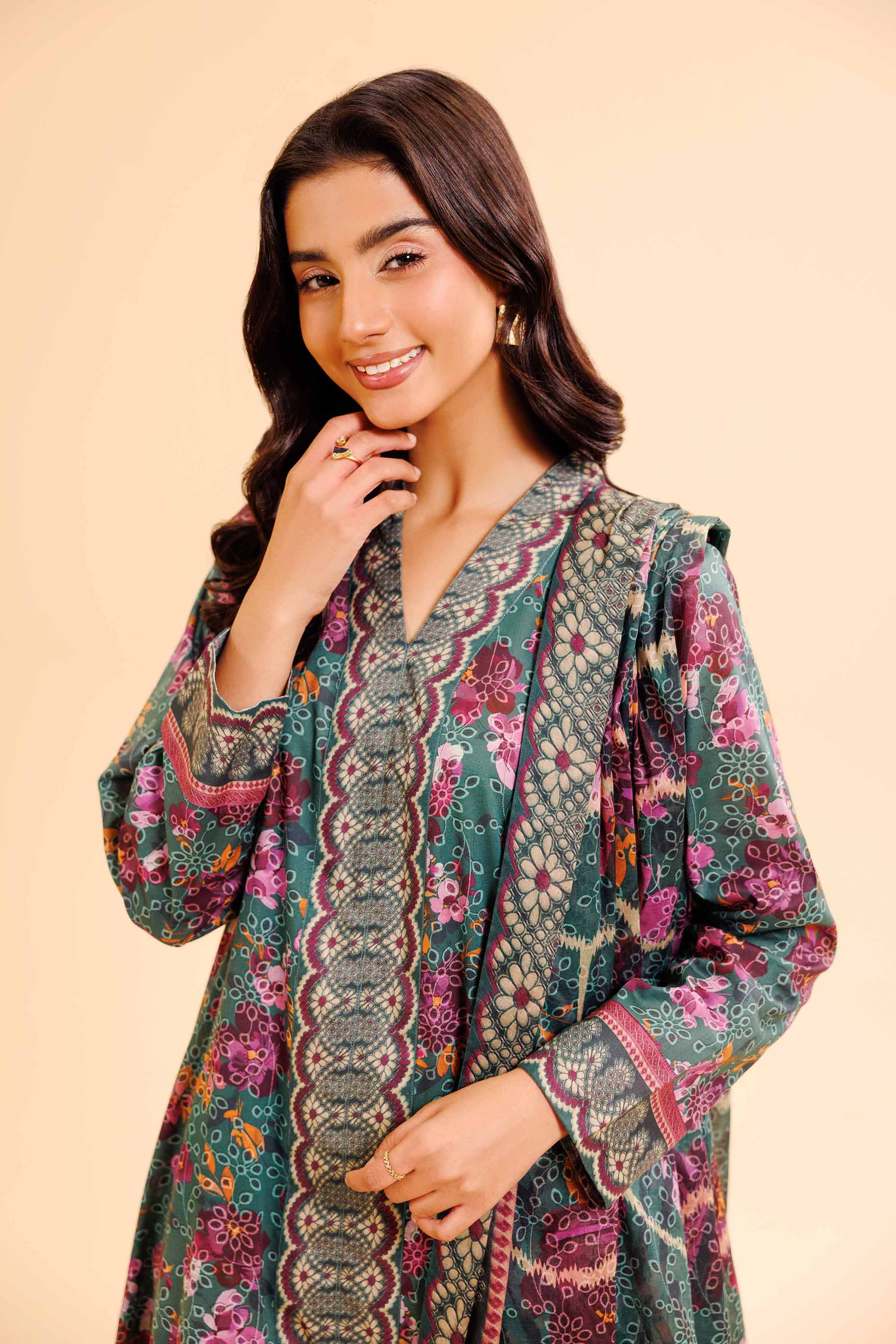 Nishat Linen 3 Piece - Printed Loose Fabric - 42503024 Freedom To Buy 2025