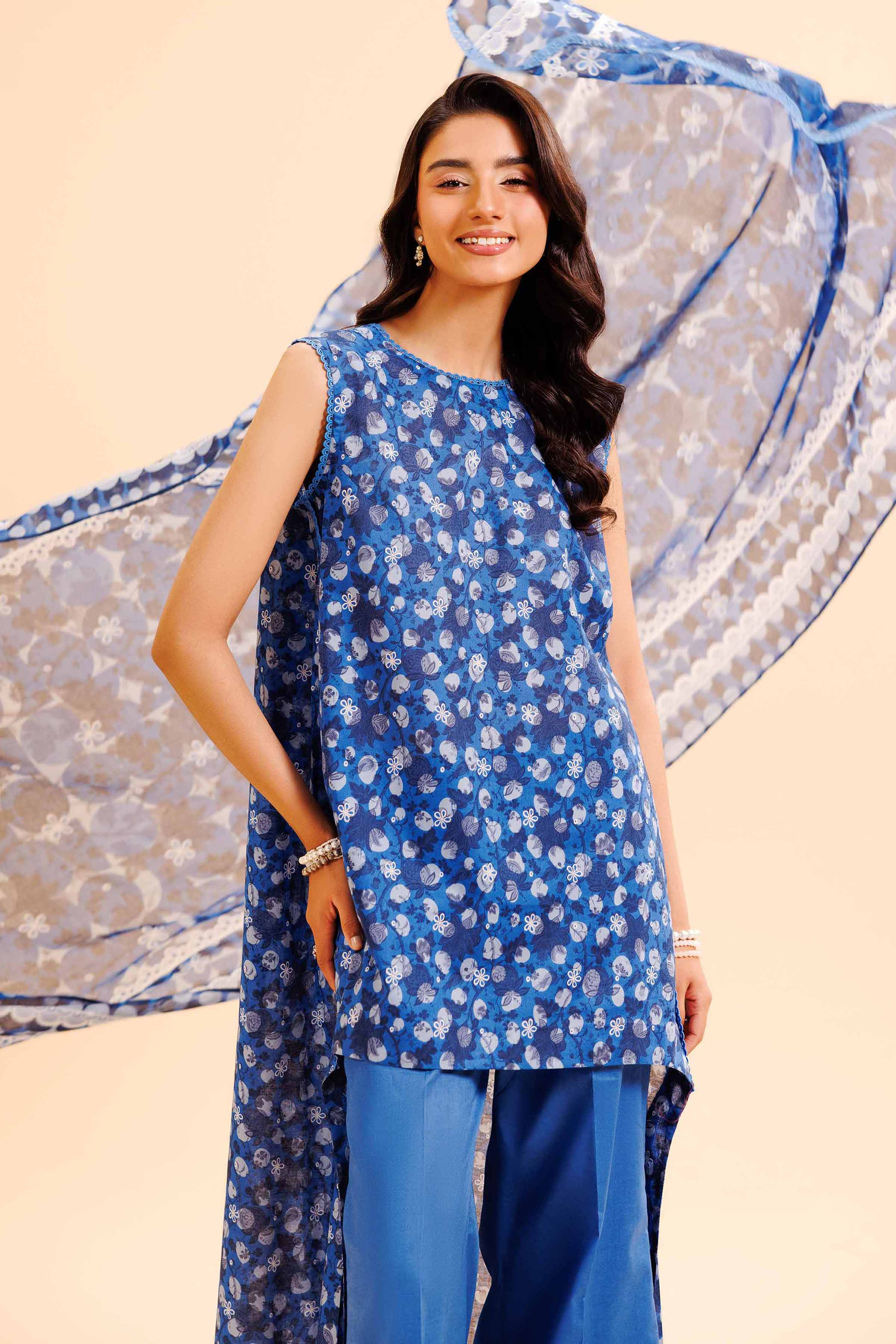 Nishat Linen 3 Piece - Printed Loose Fabric - 42503030 Freedom To Buy 2025