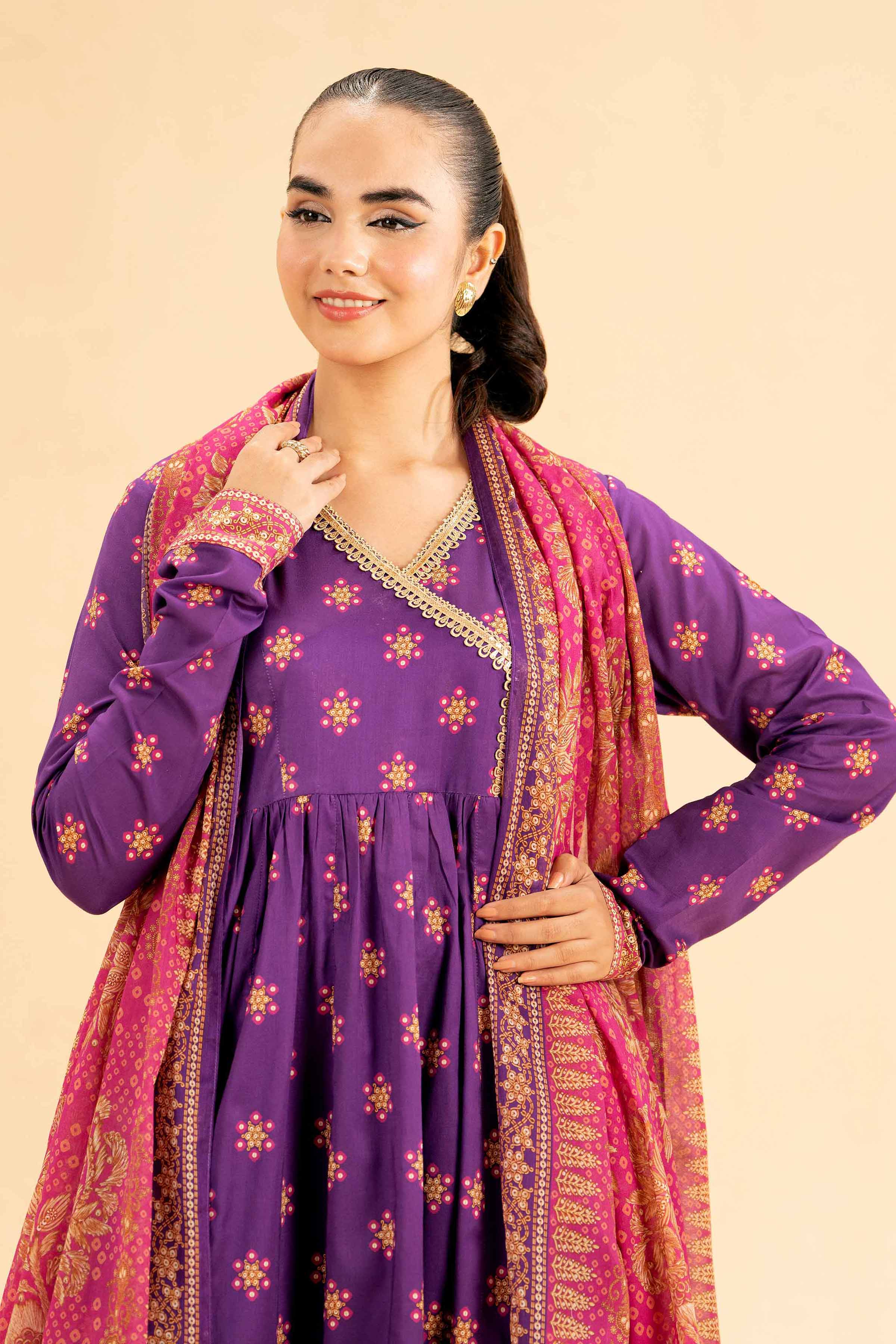 Nishat Linen 3 Piece - Printed Loose Fabric - 42503109 Freedom To Buy 2025