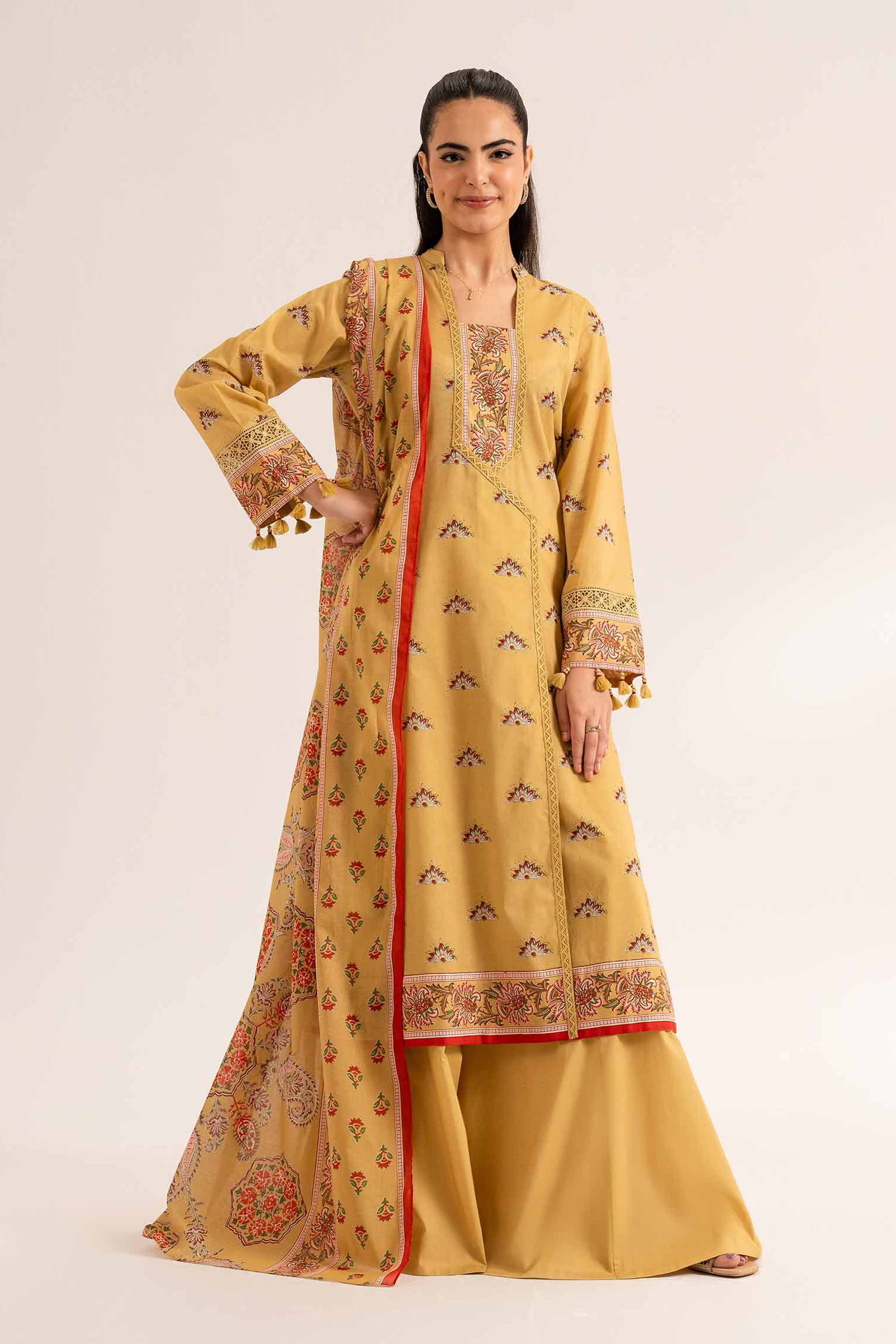 Nishat Linen 3 Piece - Printed Loose Fabric - 42503252 Freedom To Buy Eid Edition 2025