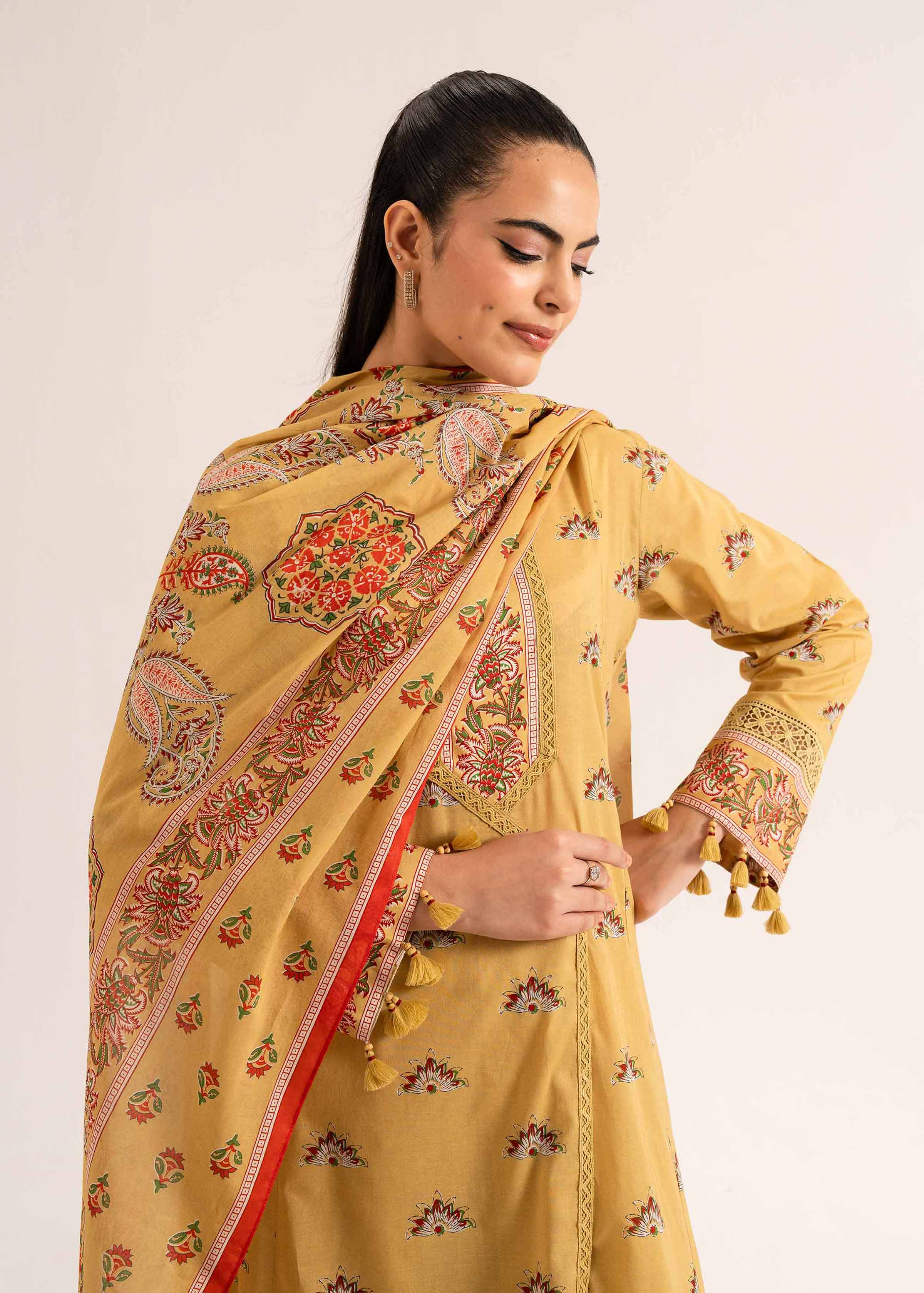 Nishat Linen 3 Piece - Printed Loose Fabric - 42503252 Freedom To Buy Eid Edition 2025 - Image 2