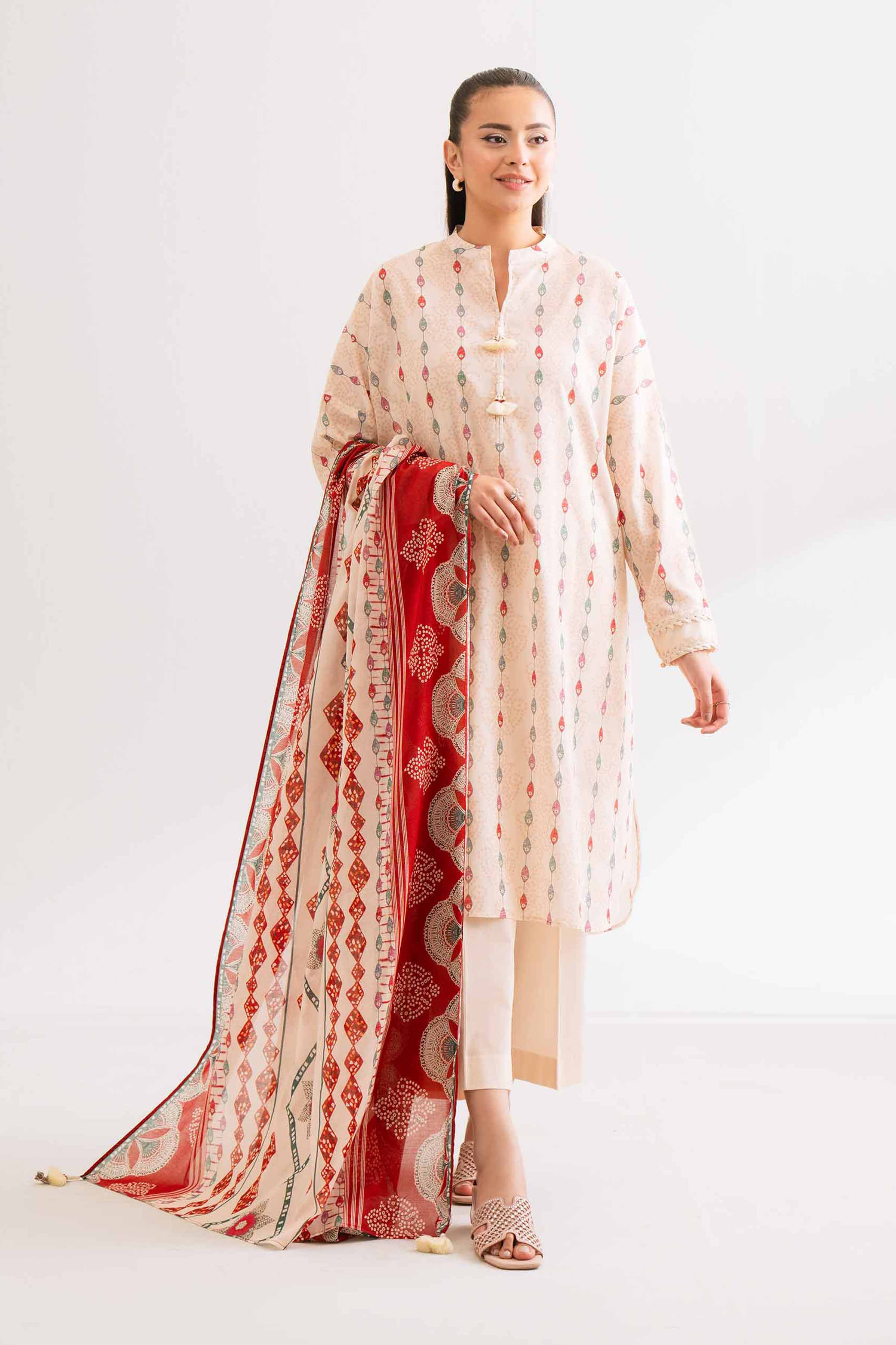 Nishat Linen 3 Piece - Printed Loose Fabric - 42503255 Freedom To Buy Eid Edition 2025