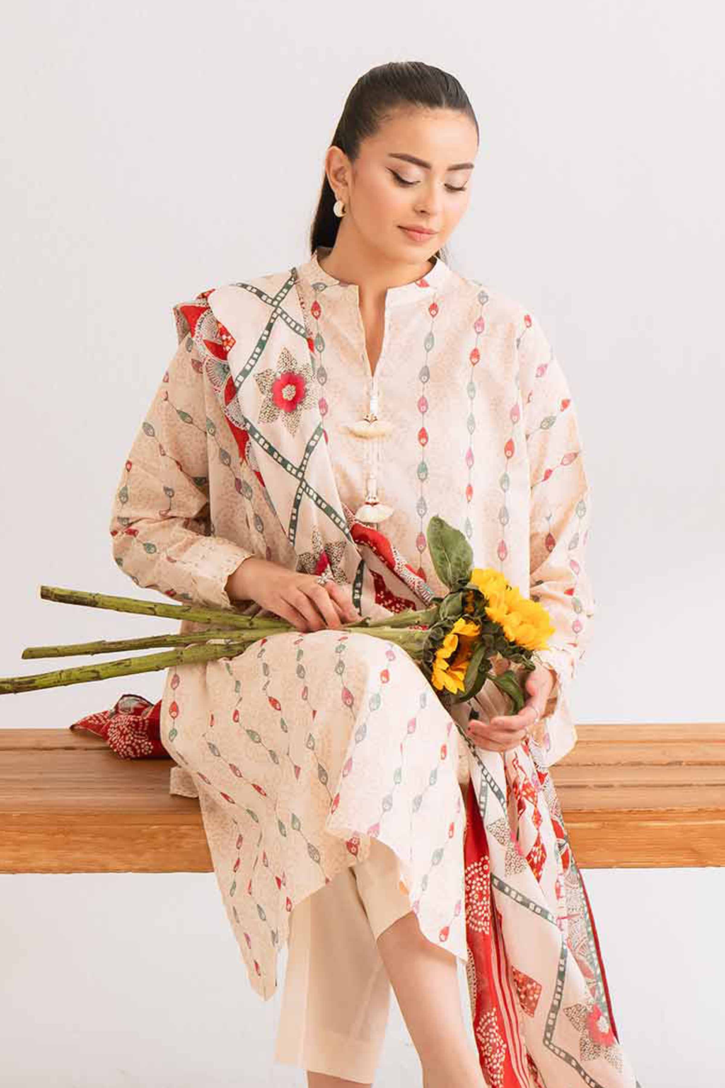 Nishat Linen 3 Piece - Printed Loose Fabric - 42503255 Freedom To Buy Eid Edition 2025 - Image 2