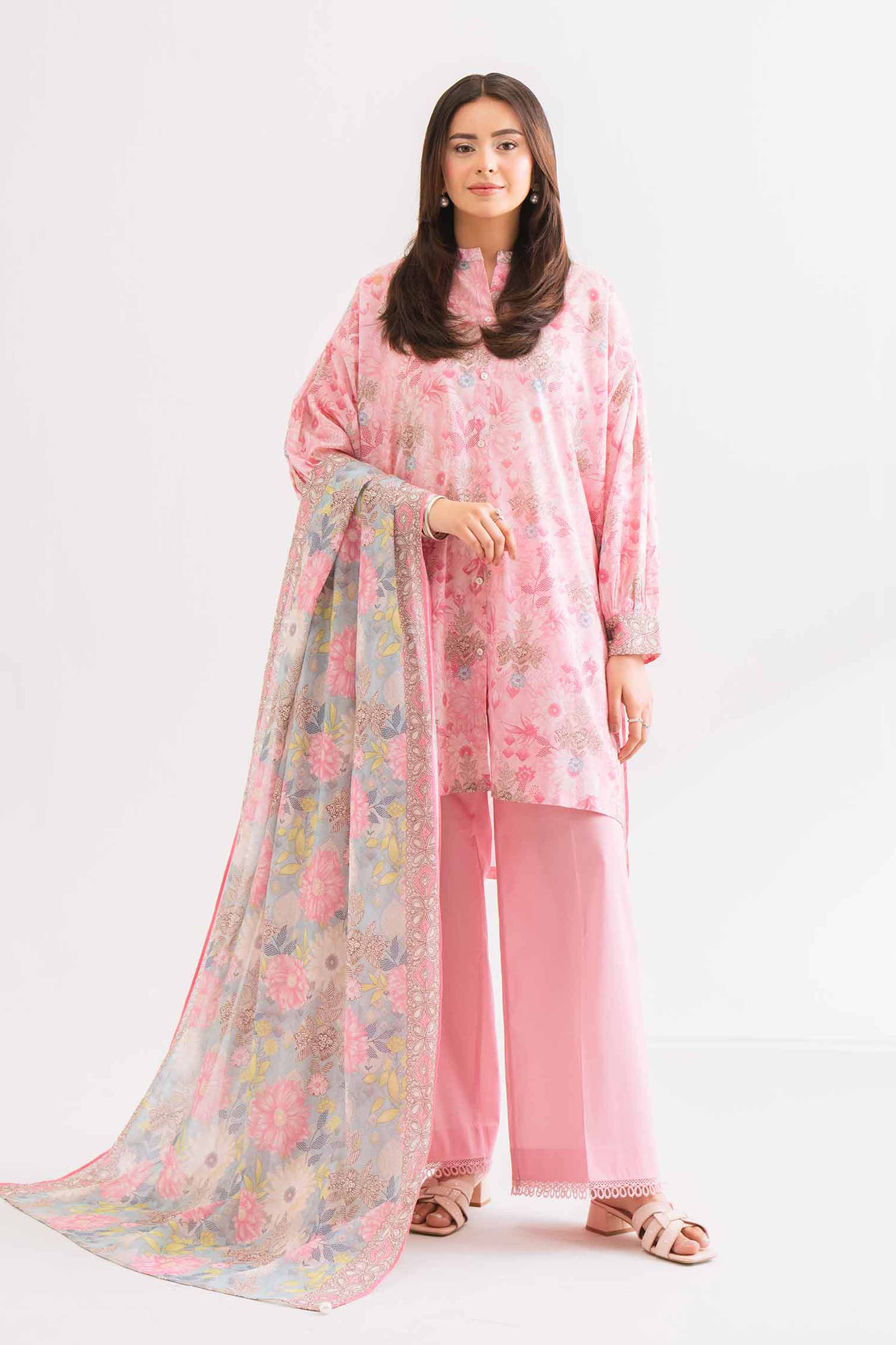 Nishat Linen 3 Piece - Printed Loose Fabric - 42503256 Freedom To Buy Eid Edition 2025