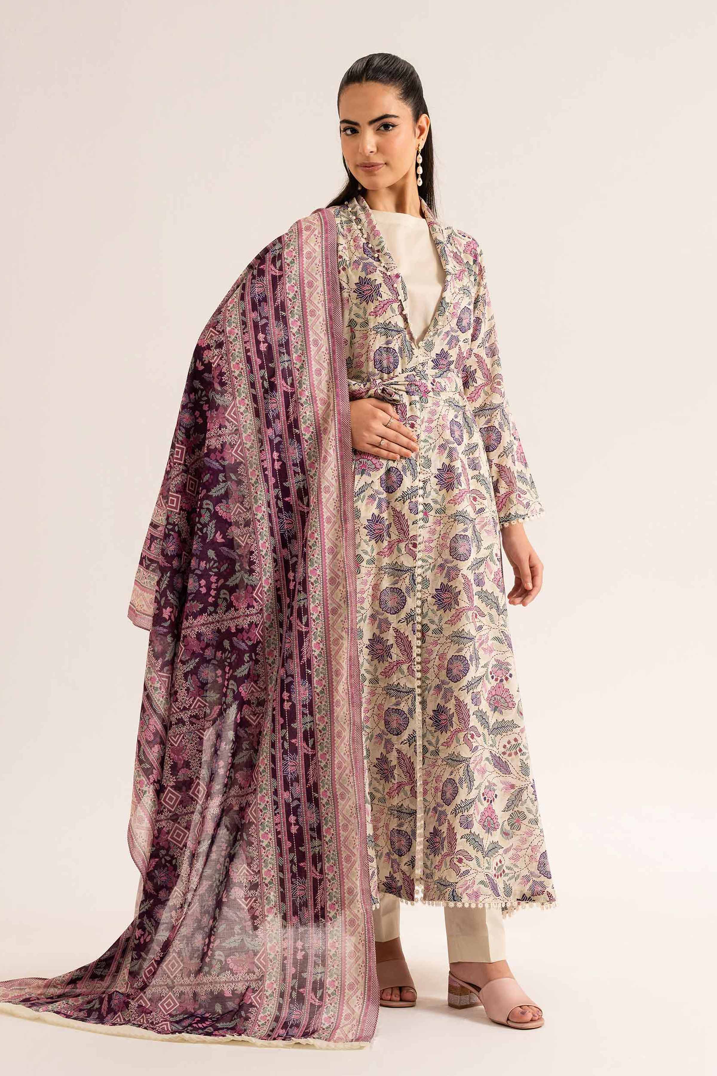 Nishat Linen 3 Piece - Printed Loose Fabric - 42503259 Freedom To Buy Eid Edition 2025