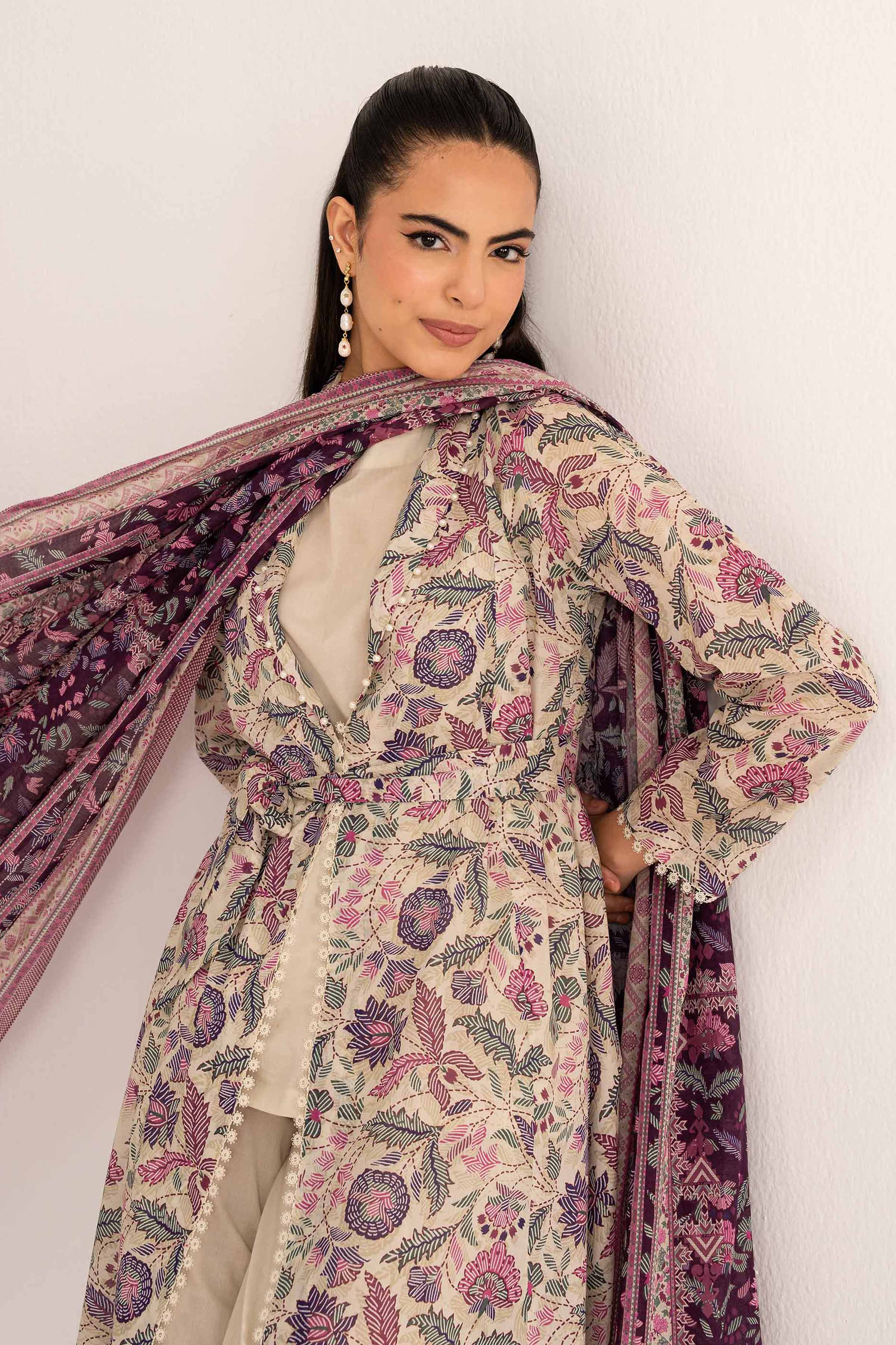 Nishat Linen 3 Piece - Printed Loose Fabric - 42503259 Freedom To Buy Eid Edition 2025 - Image 2