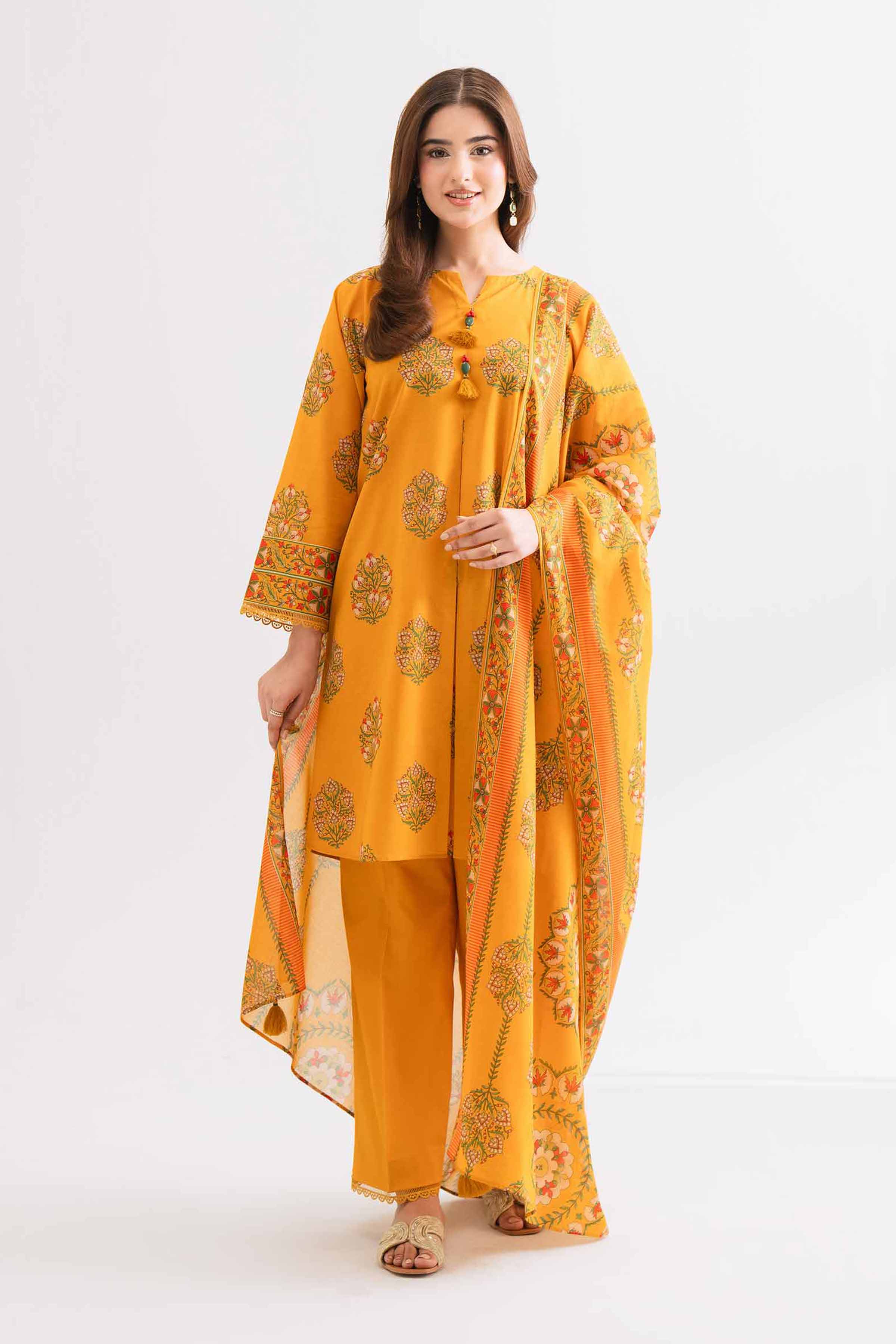 Nishat Linen 3 Piece - Printed Loose Fabric - 42503261 Freedom To Buy Eid Edition 2025