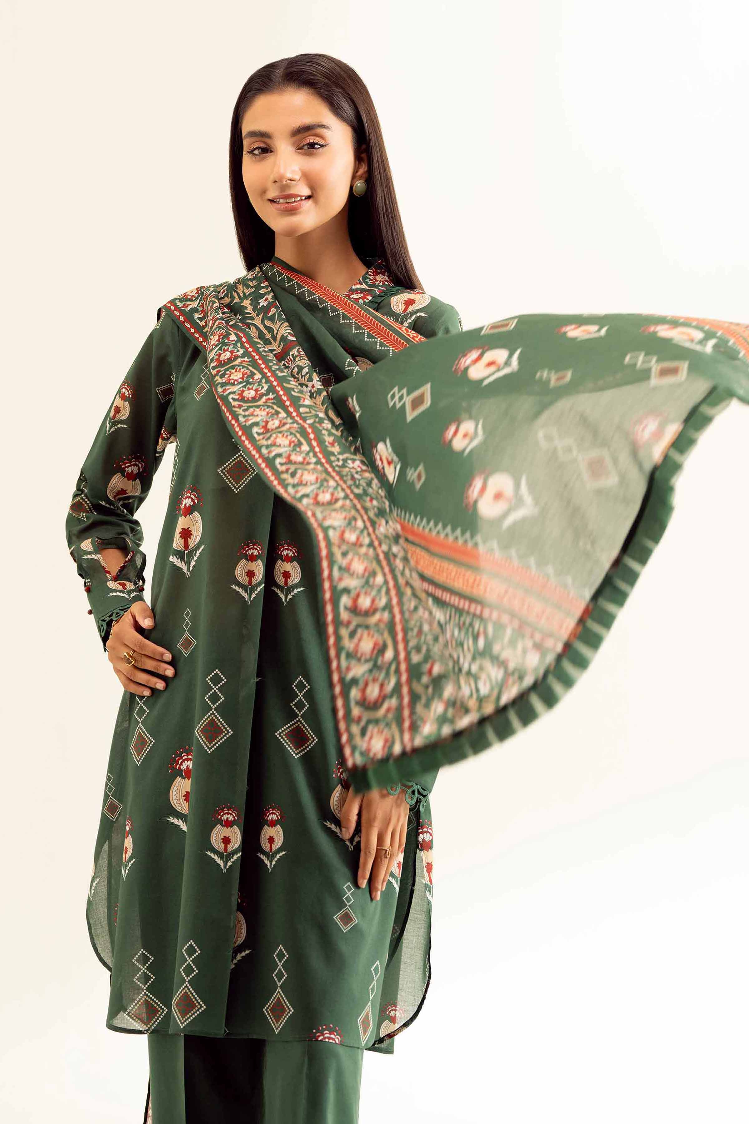 Nishat Linen 3 Piece - Printed Loose Fabric - 42503263 Freedom To Buy Eid Edition 2025