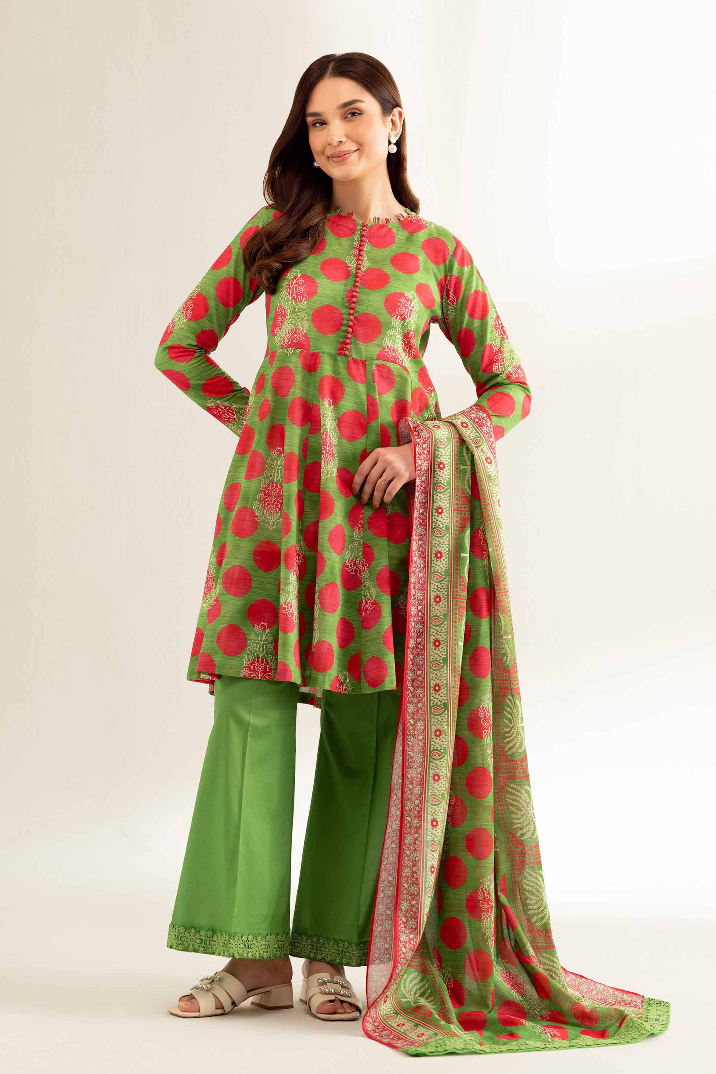 Nishat Linen 3 Piece - Printed Loose Fabric - 42503266 Freedom To Buy Eid Edition 2025