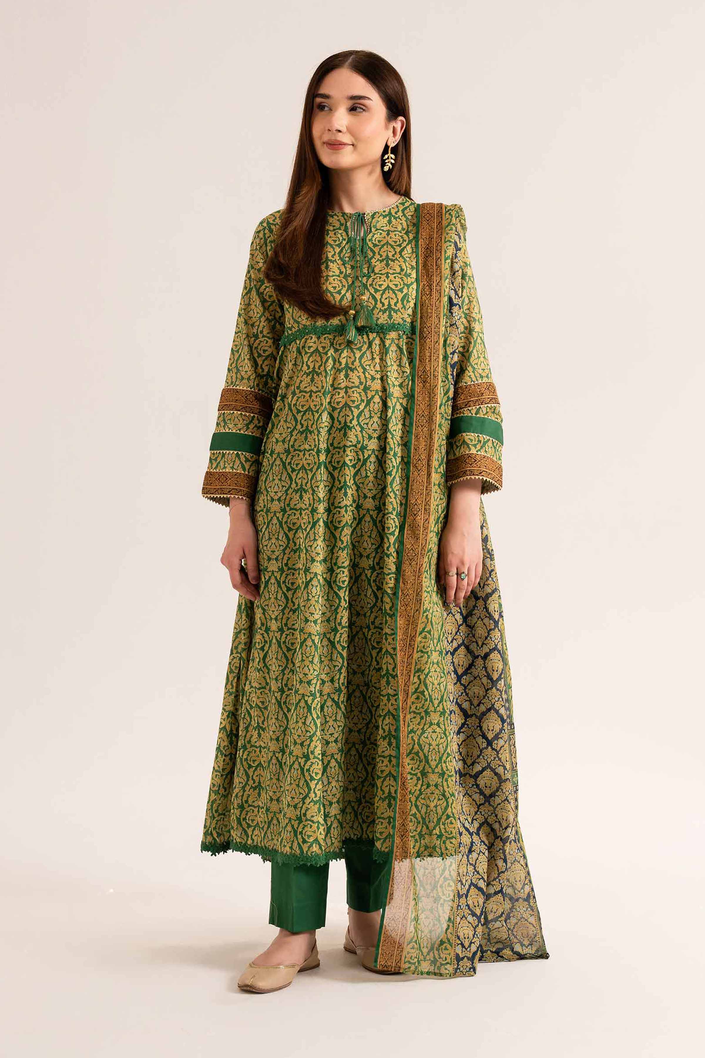 Nishat Linen 3 Piece - Printed Loose Fabric - 42503269 Freedom To Buy Eid Edition 2025