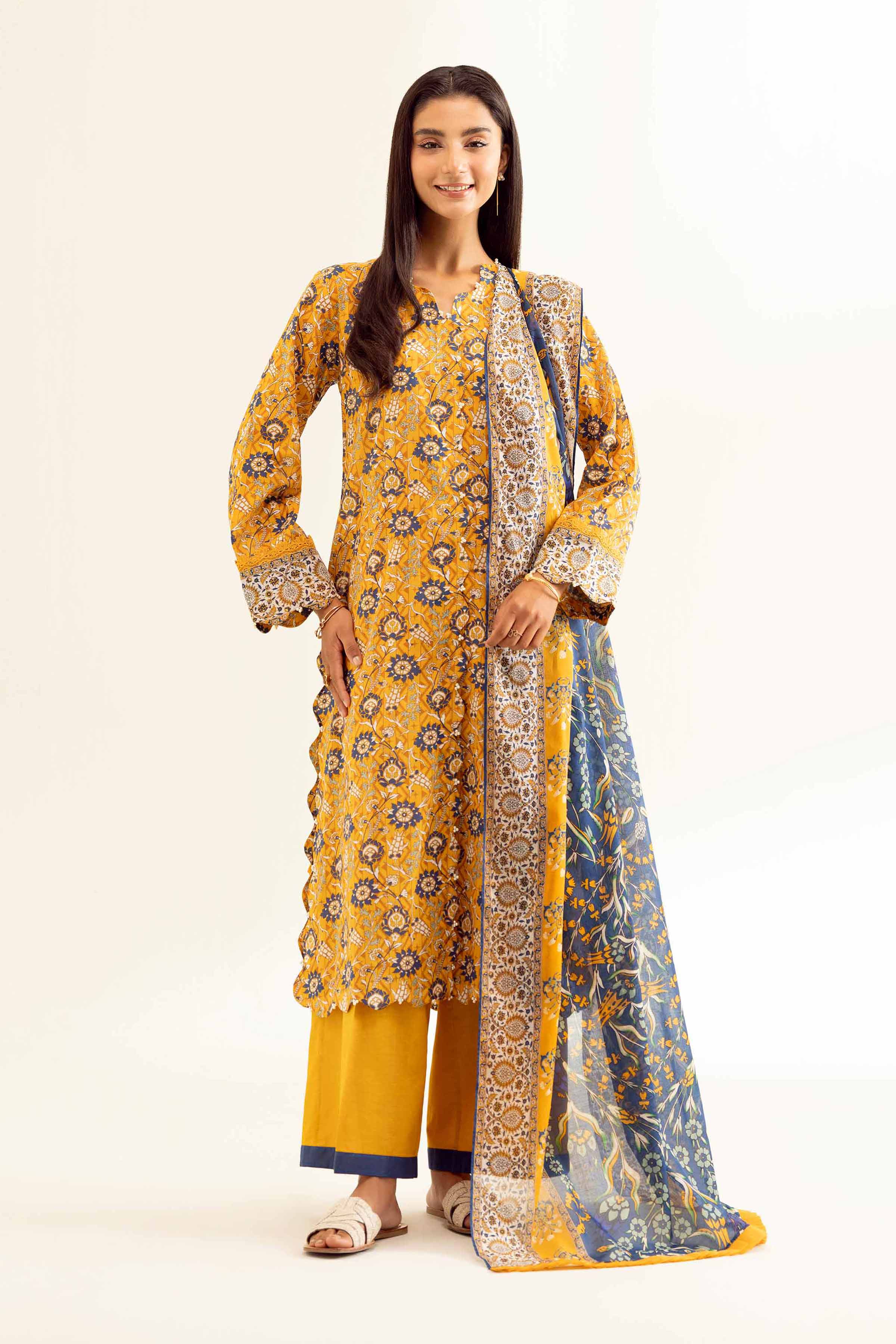 Nishat Linen 3 Piece - Printed Loose Fabric - 42503270 Freedom To Buy Eid Edition 2025