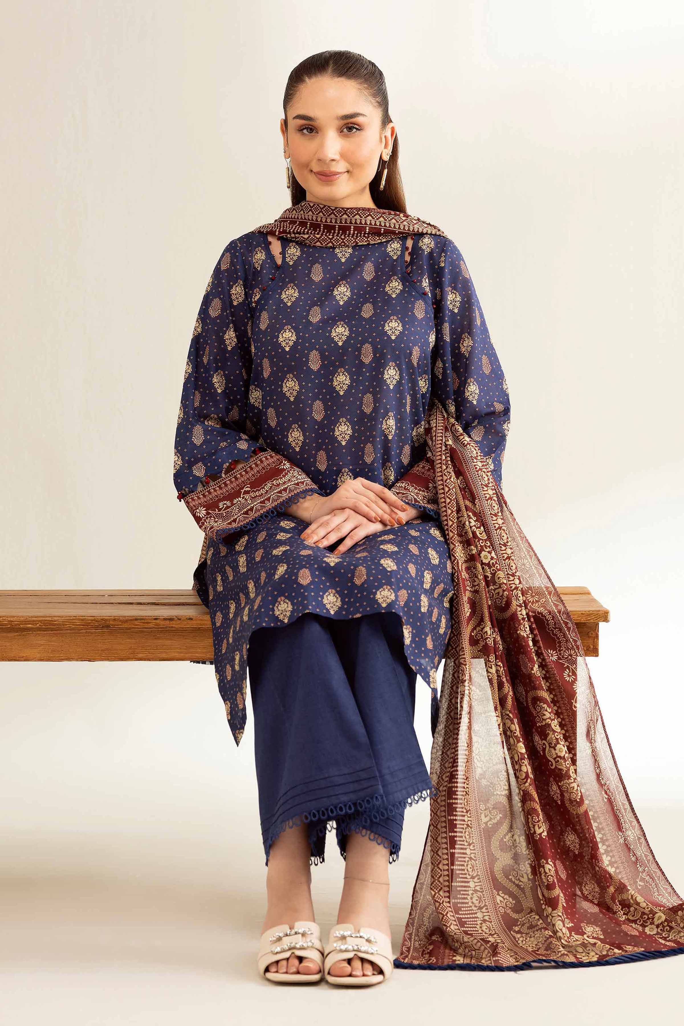 Nishat Linen 3 Piece - Printed Loose Fabric - 42503271 Freedom To Buy Eid Edition 2025 - Image 2