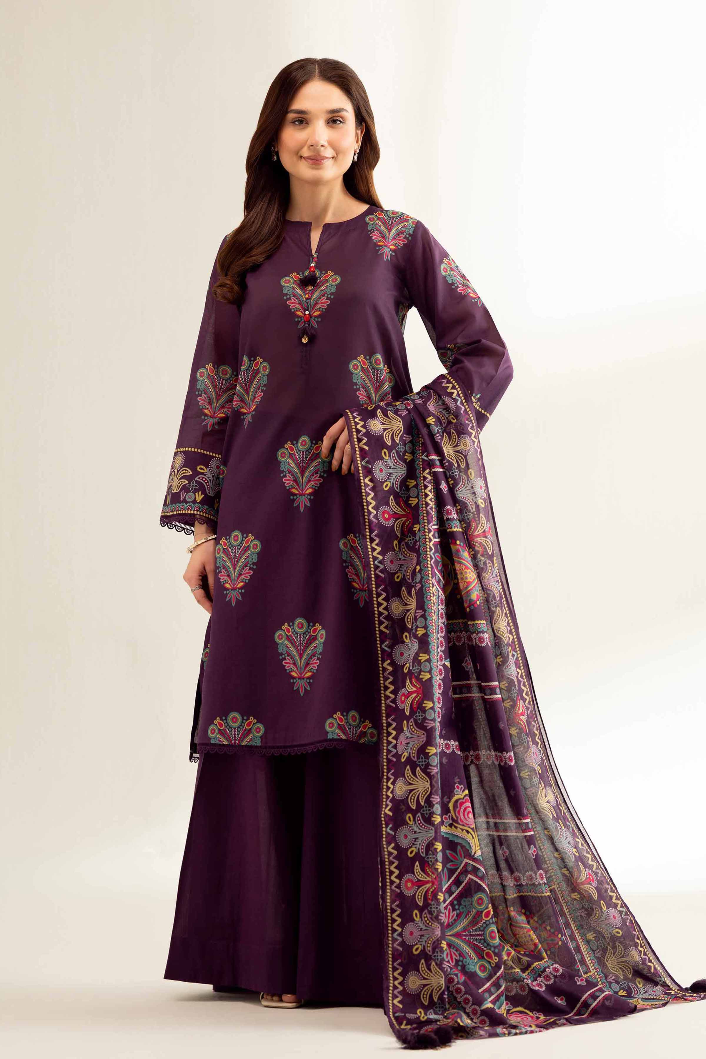 Nishat Linen 3 Piece - Printed Loose Fabric - 42503272 Freedom To Buy Eid Edition 2025
