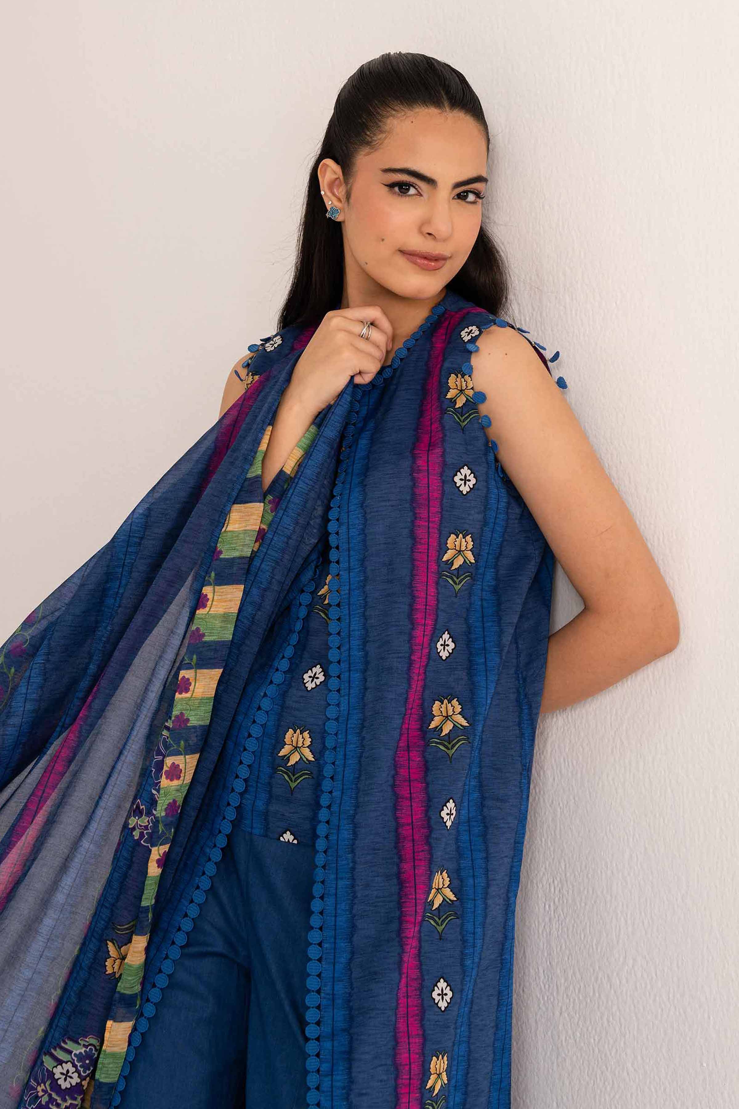 Nishat Linen 3 Piece - Printed Loose Fabric - 42503273 Freedom To Buy Eid Edition 2025 - Image 2