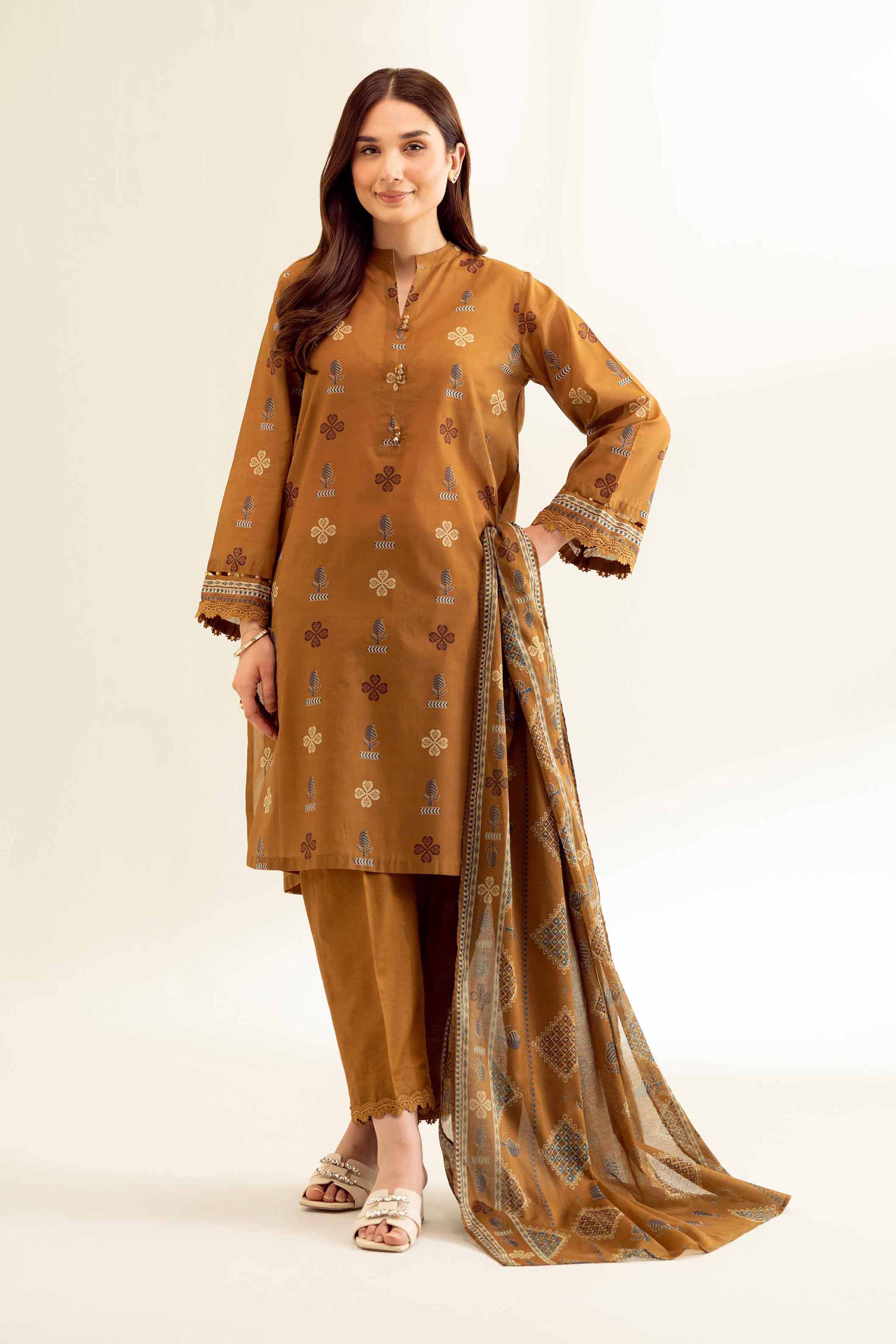 Nishat Linen 3 Piece - Printed Loose Fabric - 42503274 Freedom To Buy Eid Edition 2025