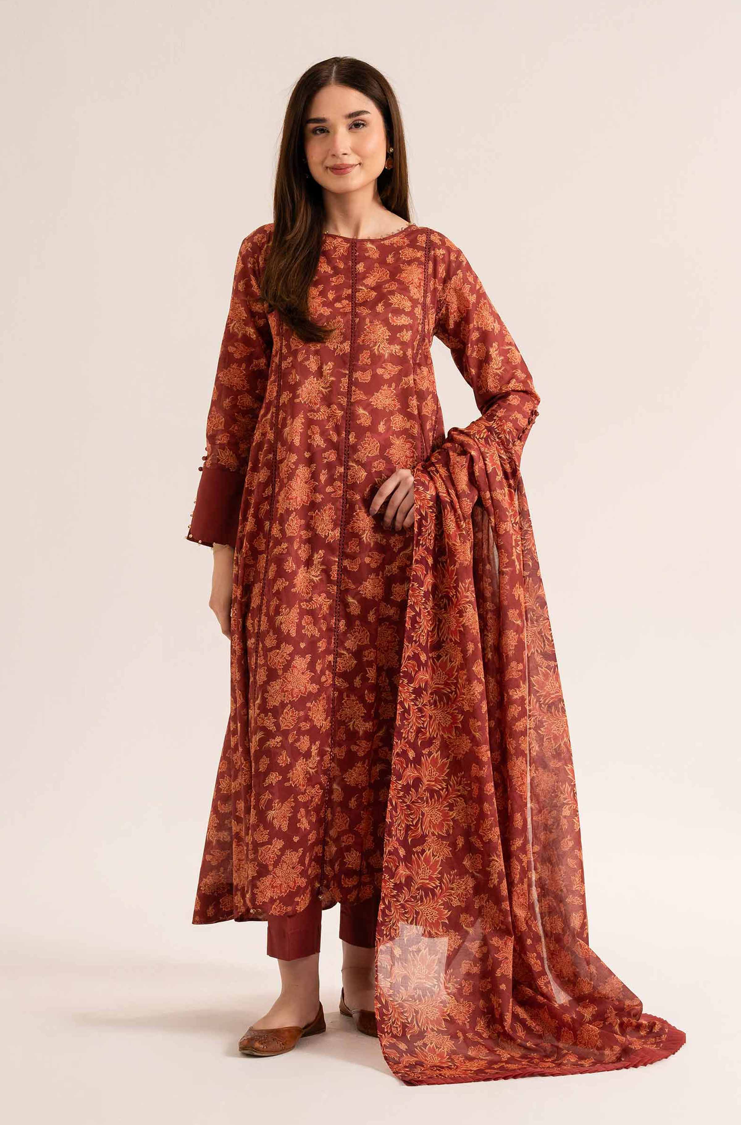 Nishat Linen 3 Piece - Printed Loose Fabric - 42503277 Freedom To Buy Eid Edition 2025