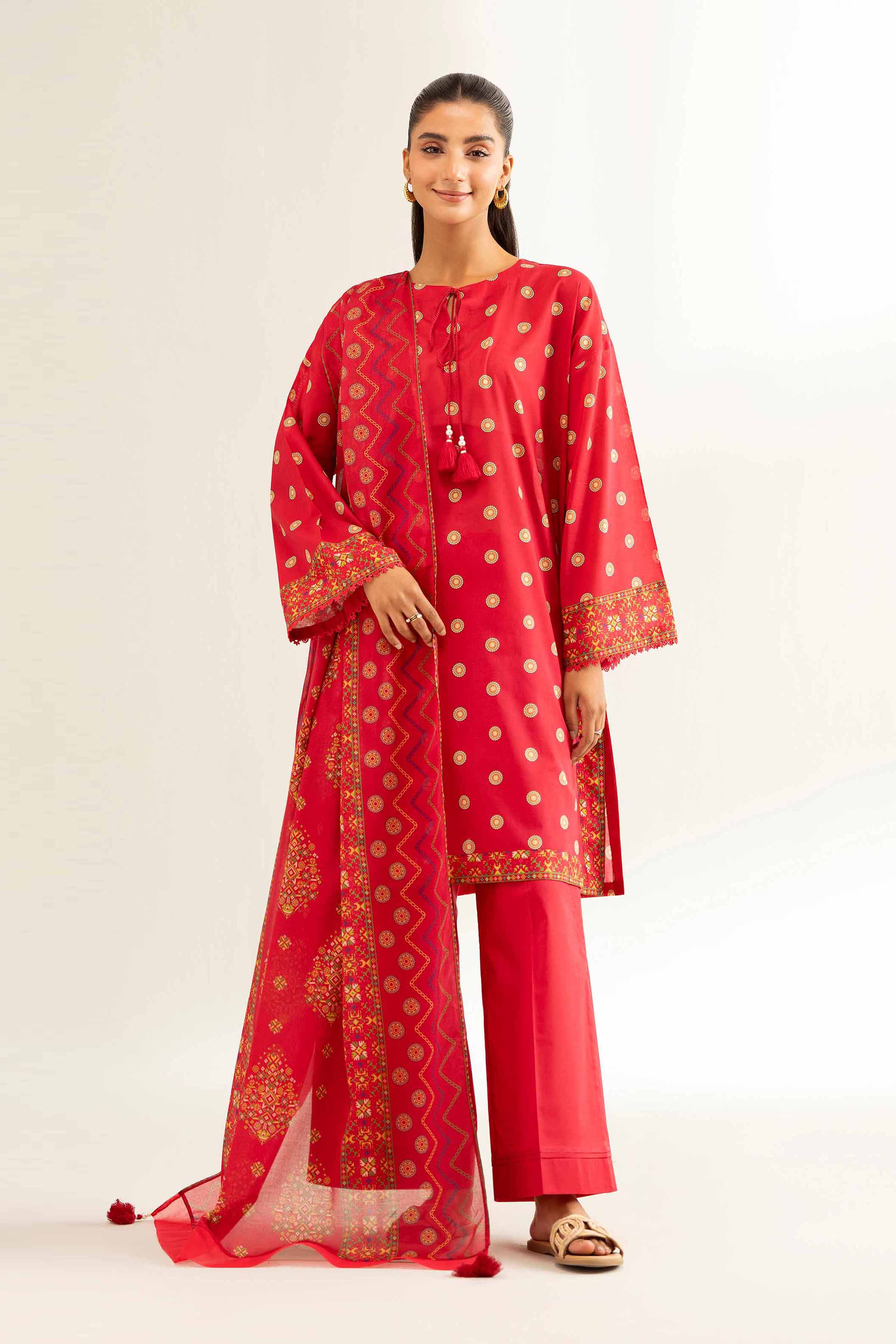 Nishat Linen 3 Piece - Printed Loose Fabric - 42503278 Freedom To Buy Eid Edition 2025