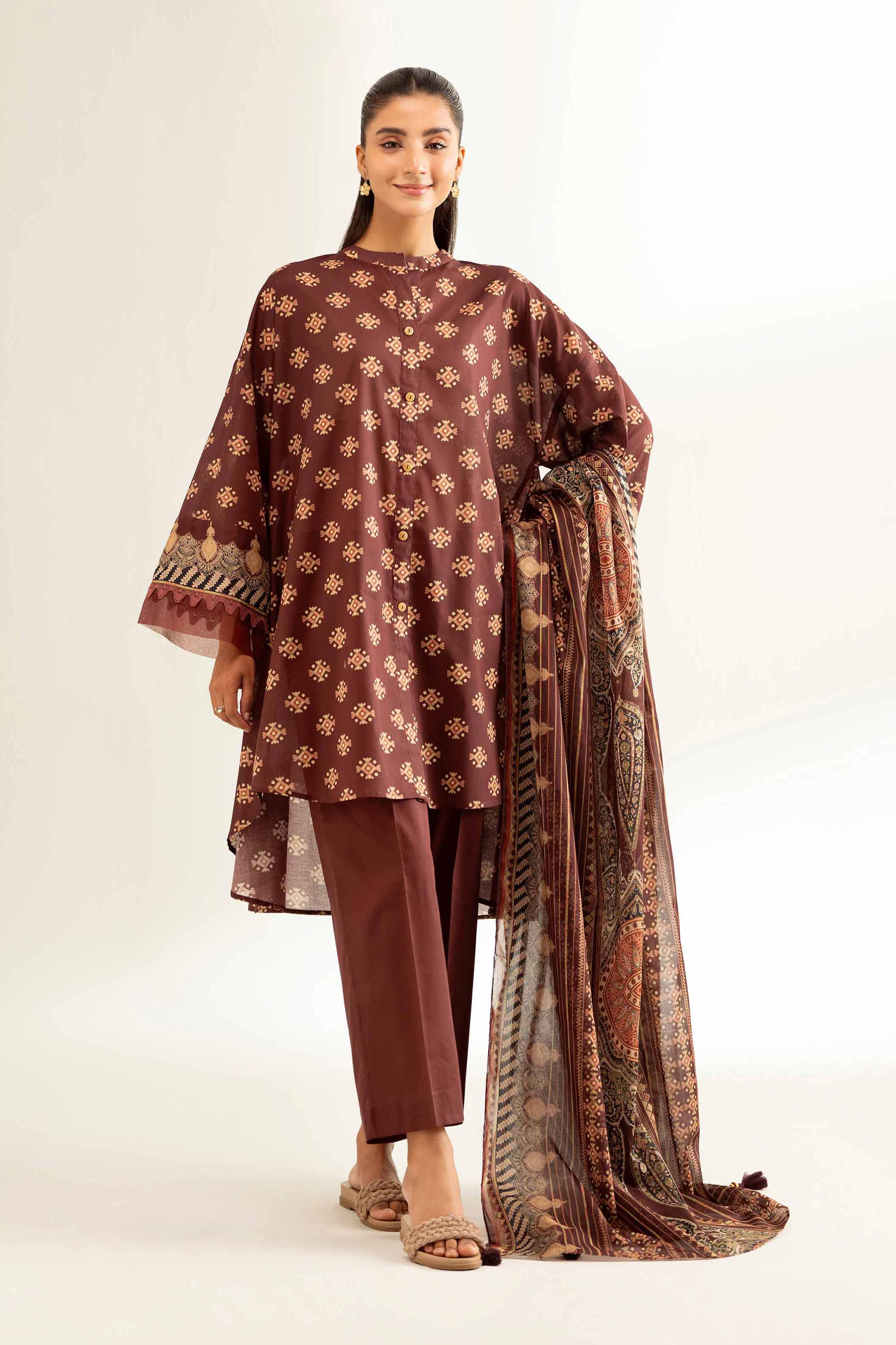 Nishat Linen 3 Piece - Printed Loose Fabric - 42503280 Freedom To Buy Eid Edition 2025