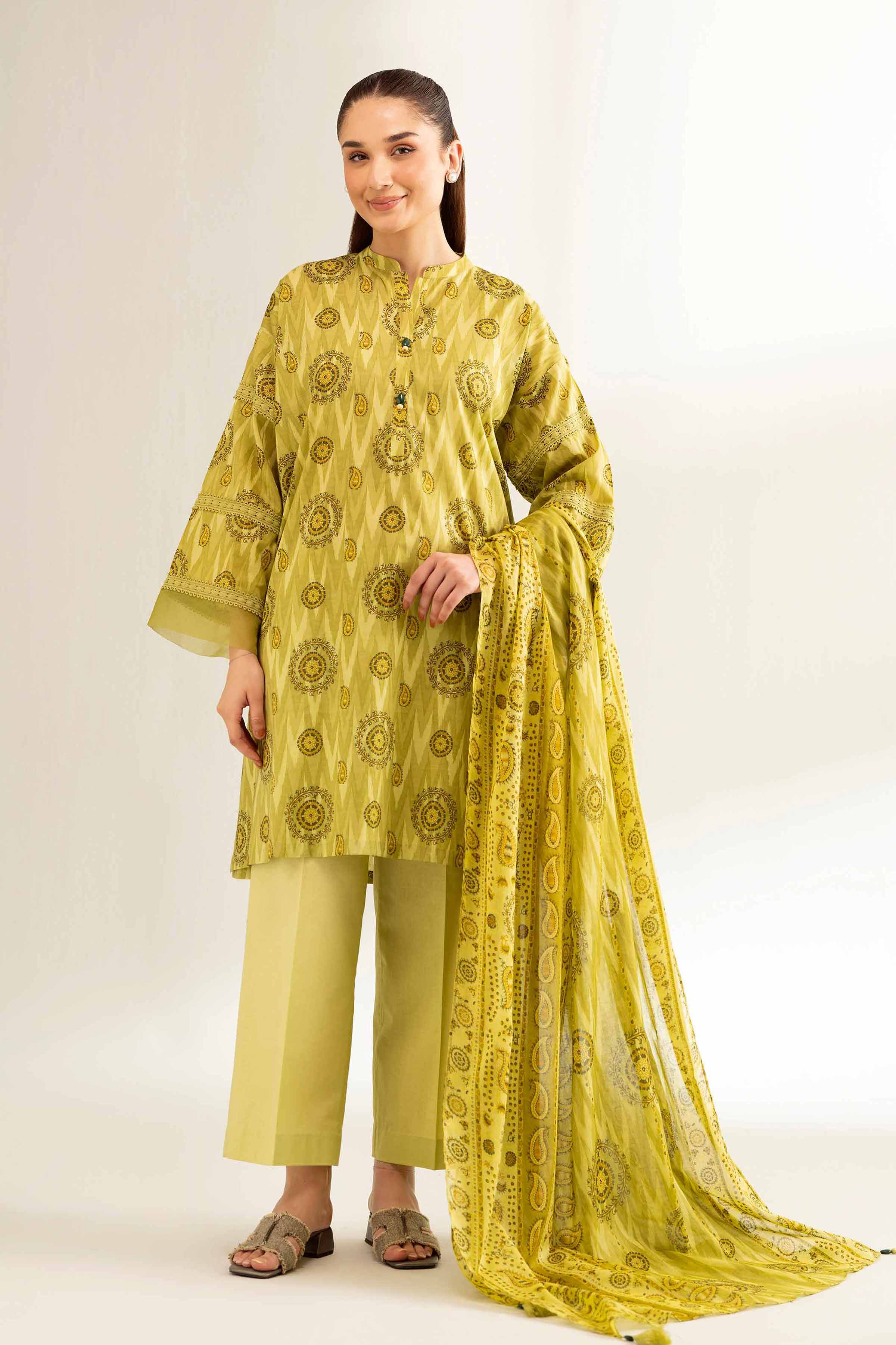 Nishat Linen 3 Piece - Printed Loose Fabric - 42503281 Freedom To Buy Eid Edition 2025