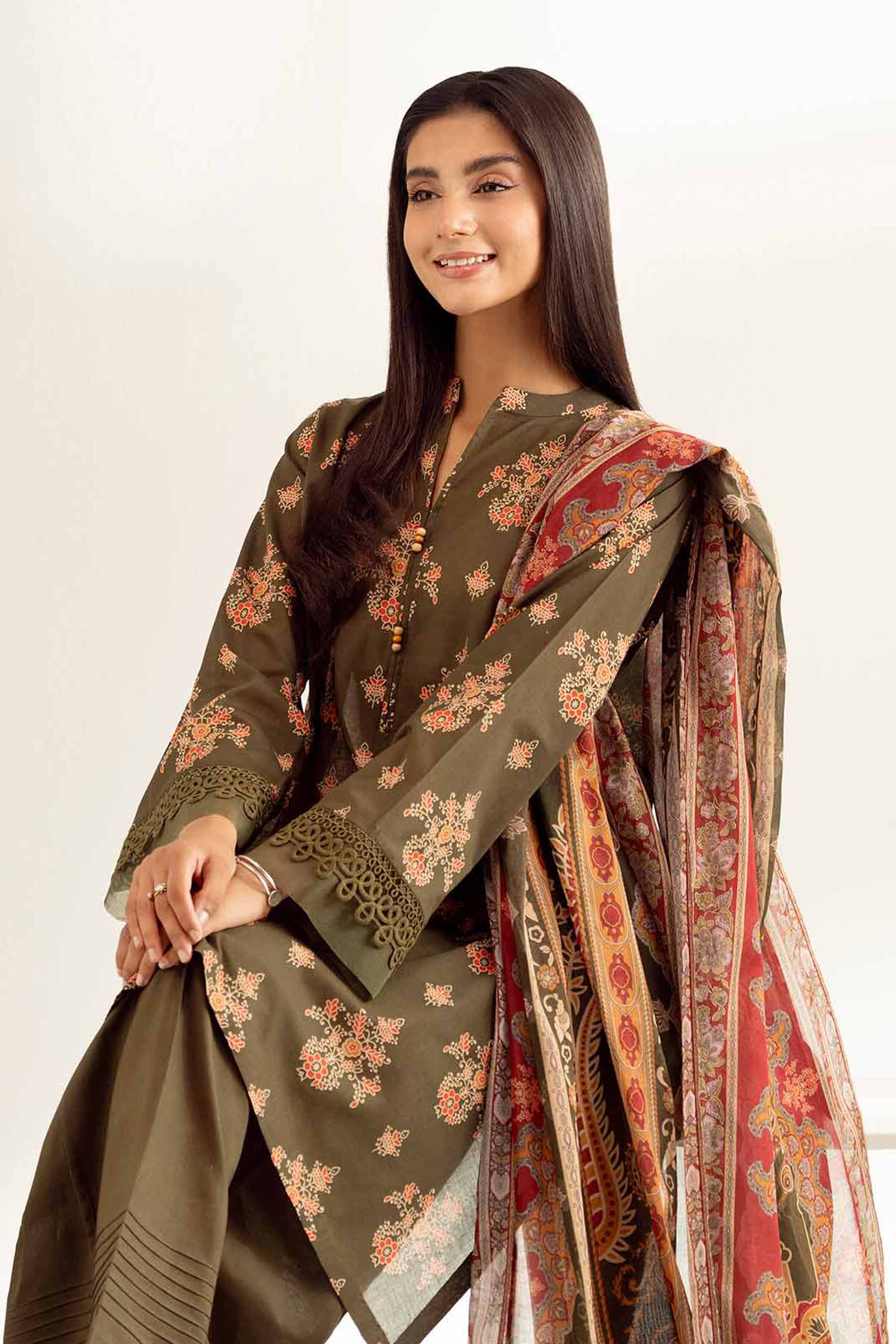 Nishat Linen 3 Piece - Printed Loose Fabric - 42503284 Freedom To Buy Eid Edition 2025 - Image 2