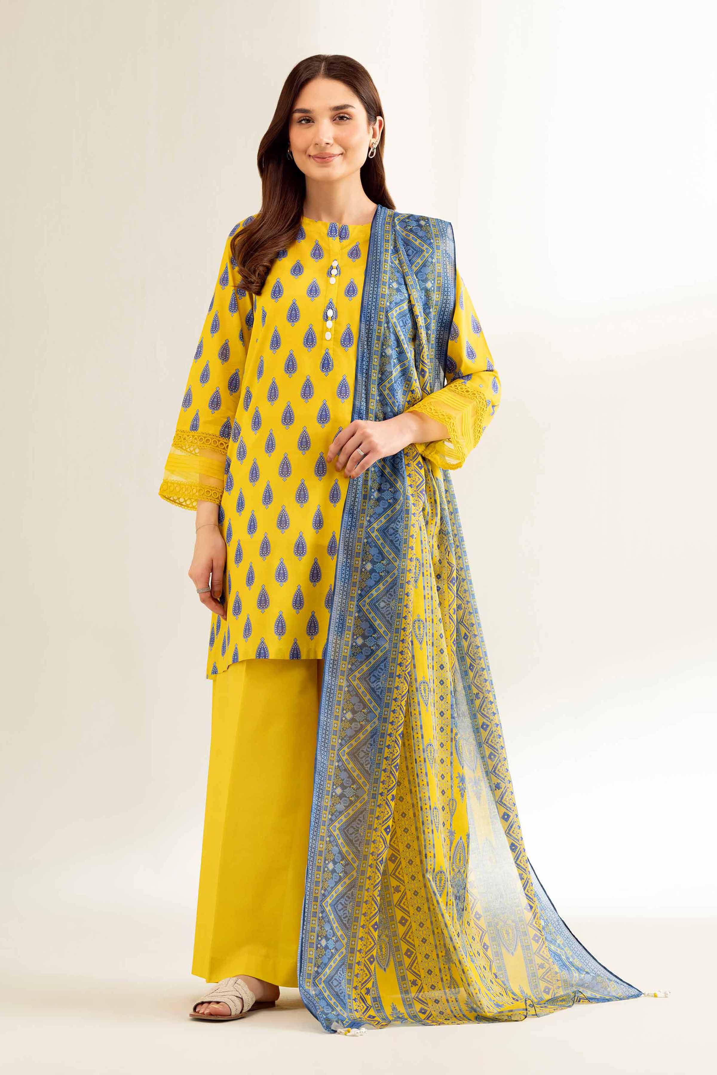 Nishat Linen 3 Piece - Printed Loose Fabric - 42503285 Freedom To Buy Eid Edition 2025